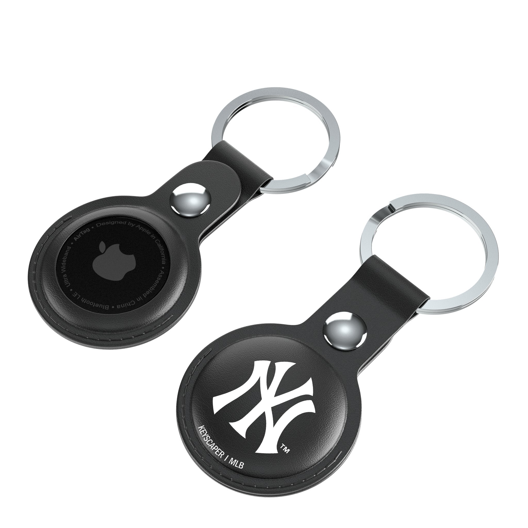 New York Yankees Insignia Black Airtag Holder 2-Pack 4