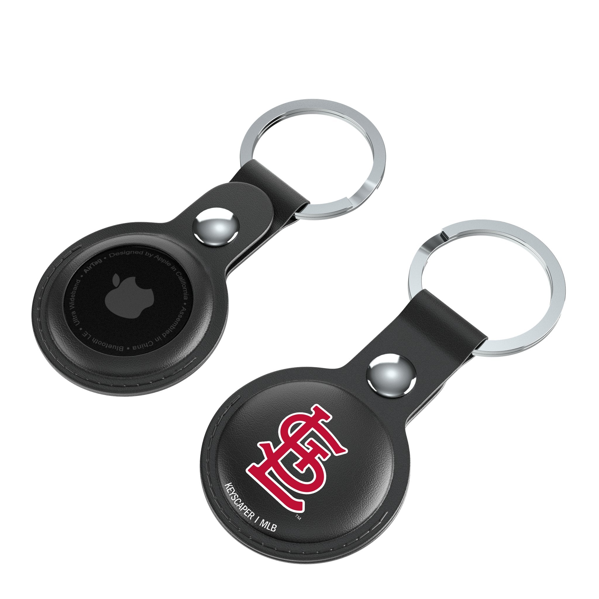 St Louis Cardinals Insignia Black Airtag Holder 2-Pack 4