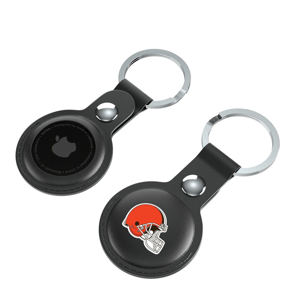 Cleveland Browns Insignia Black Airtag Holder 2-Pack 4