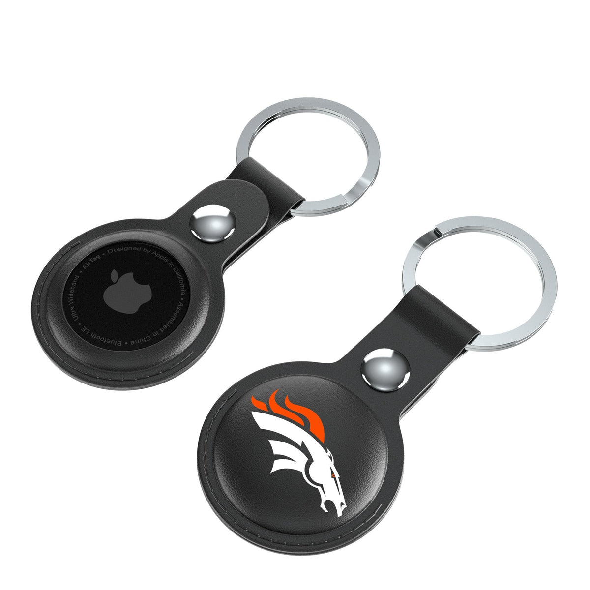 Denver Broncos Insignia Black Airtag Holder 2-Pack 4