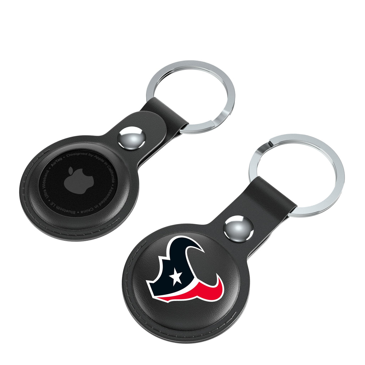 Houston Texans Insignia Black Airtag Holder 2-Pack 4
