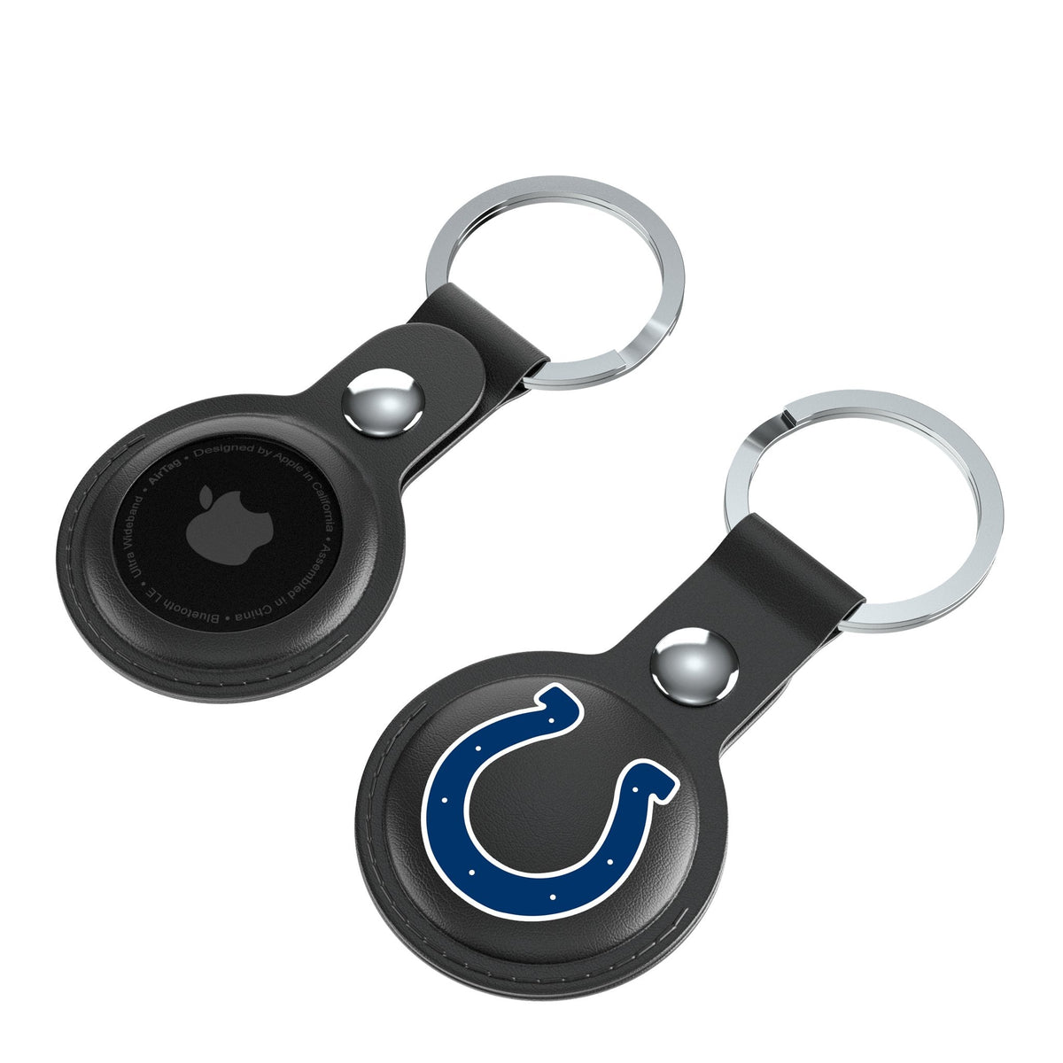 Indianapolis Colts Insignia Black Airtag Holder 2-Pack 4