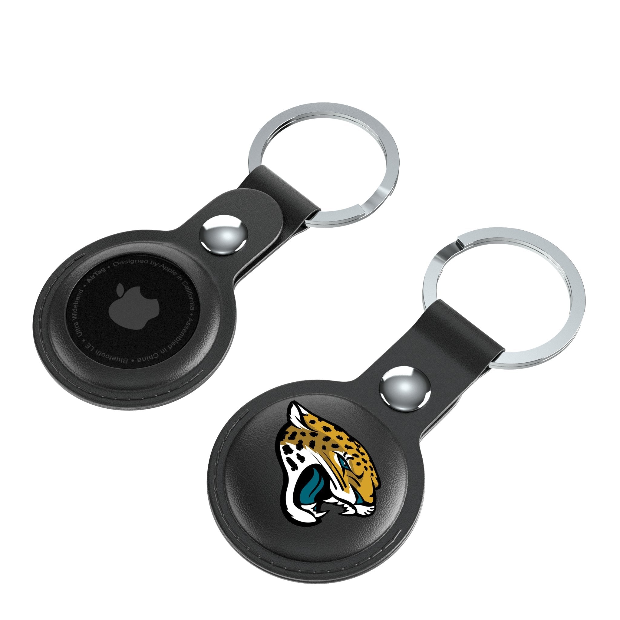 Jacksonville Jaguars Insignia Black Airtag Holder 2-Pack 4