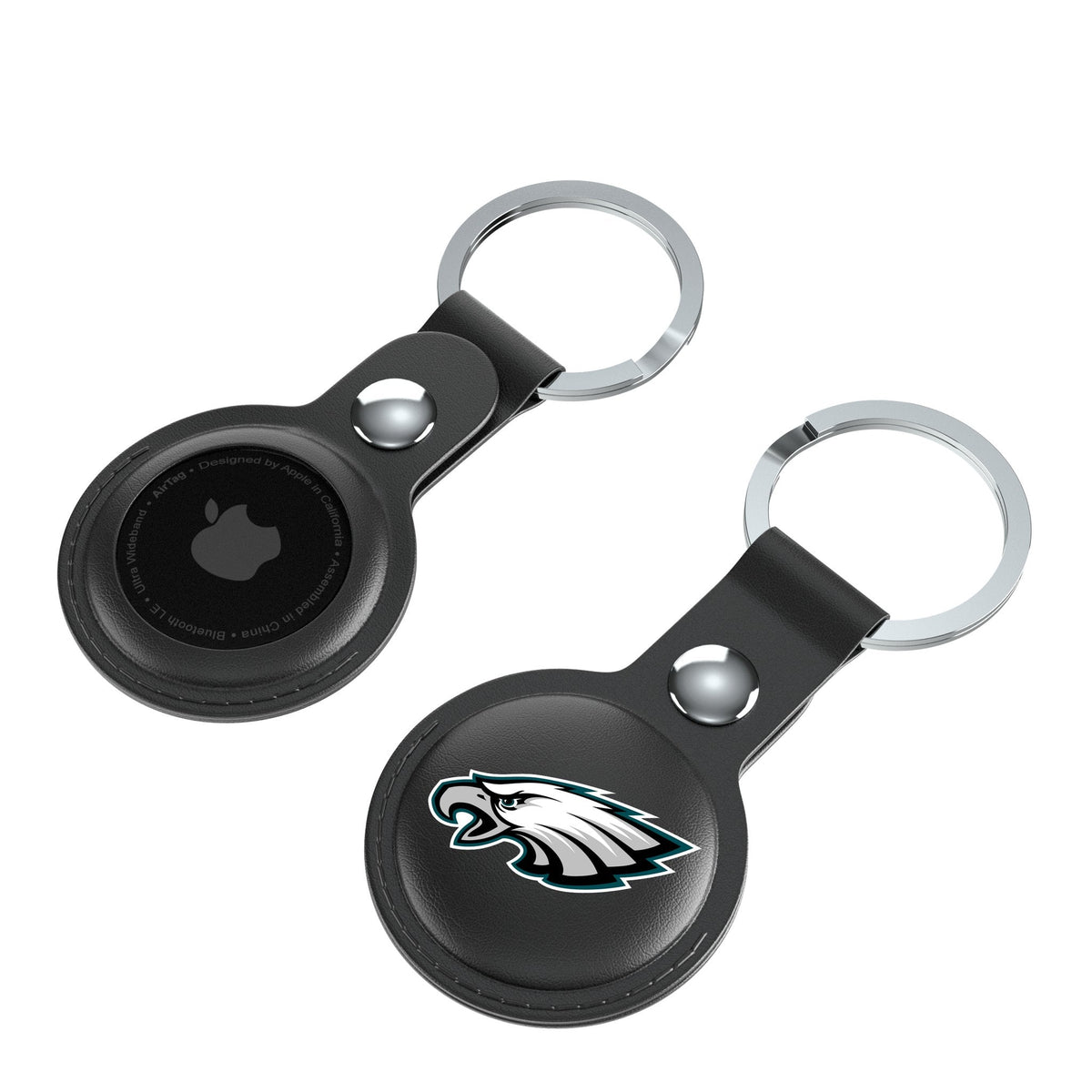 Philadelphia Eagles Insignia Black Airtag Holder 2-Pack 4