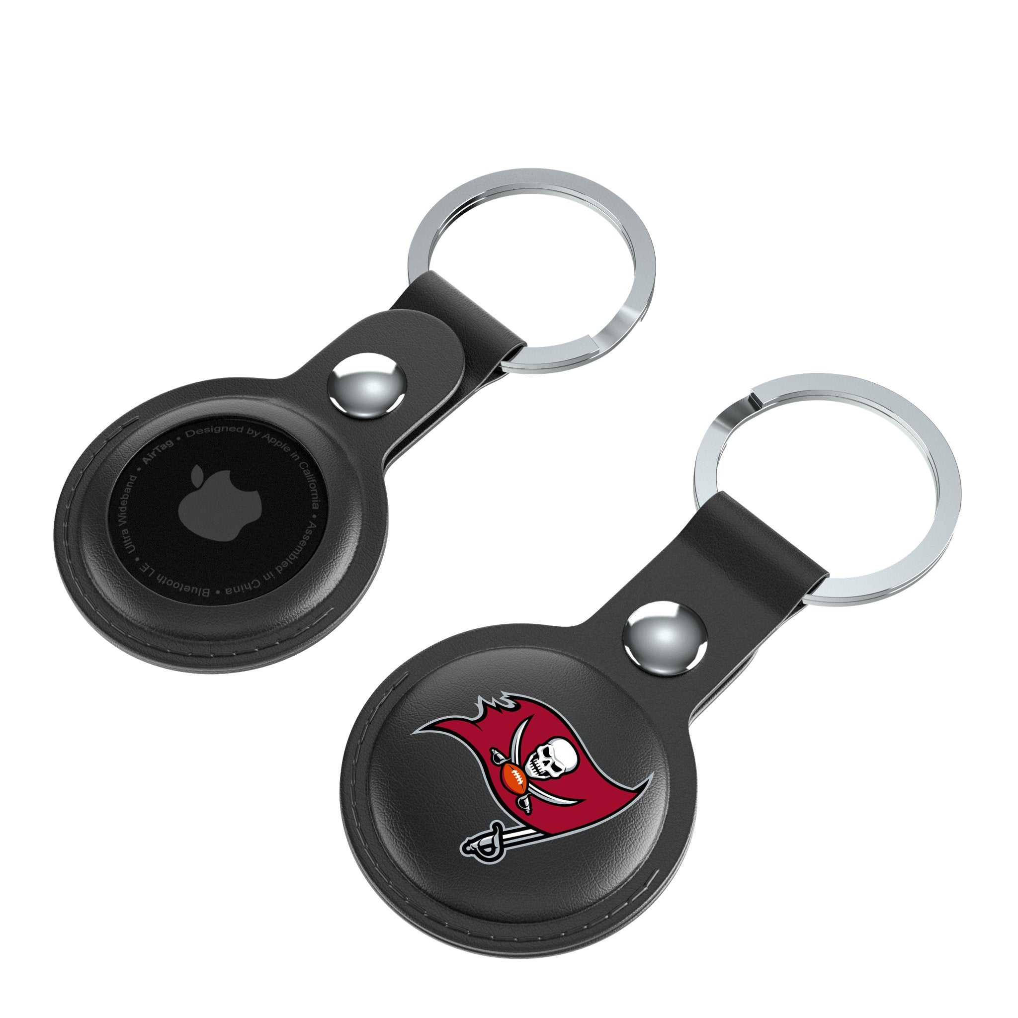 Tampa Bay Buccaneers Insignia Black Airtag Holder 2-Pack 4