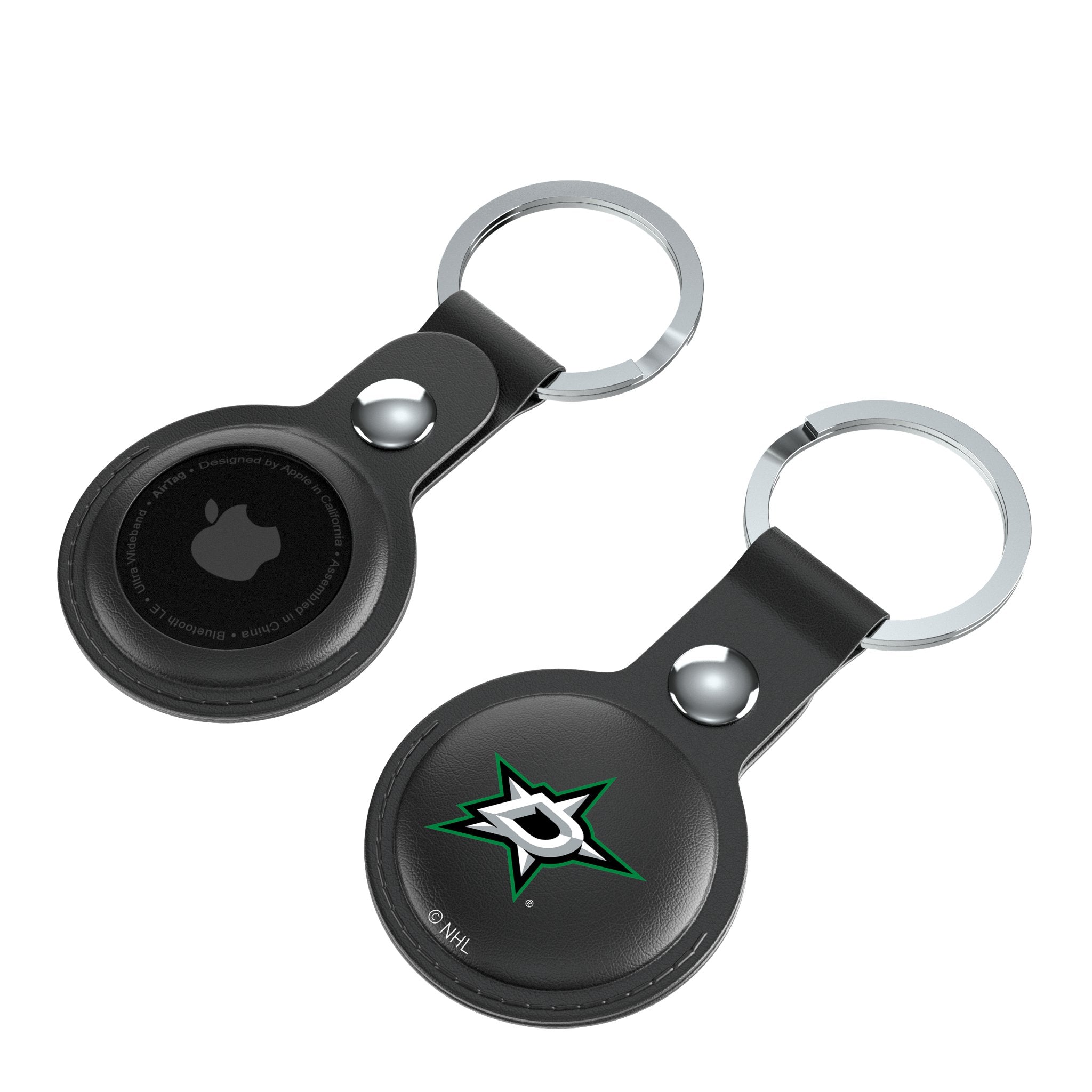 Dallas Stars Insignia Black Airtag Holder 2-Pack 4