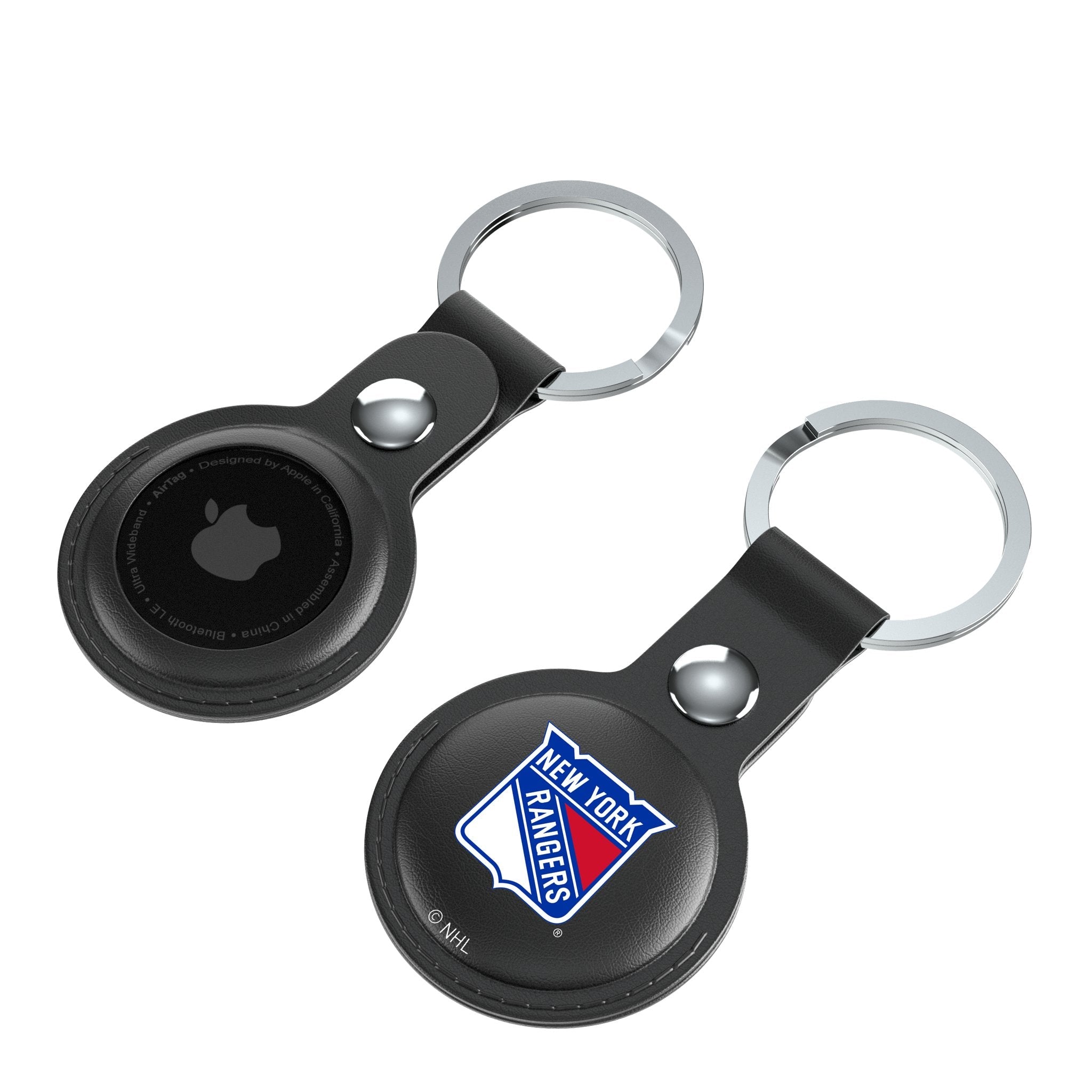 New York Rangers Insignia Black Airtag Holder 2-Pack 4