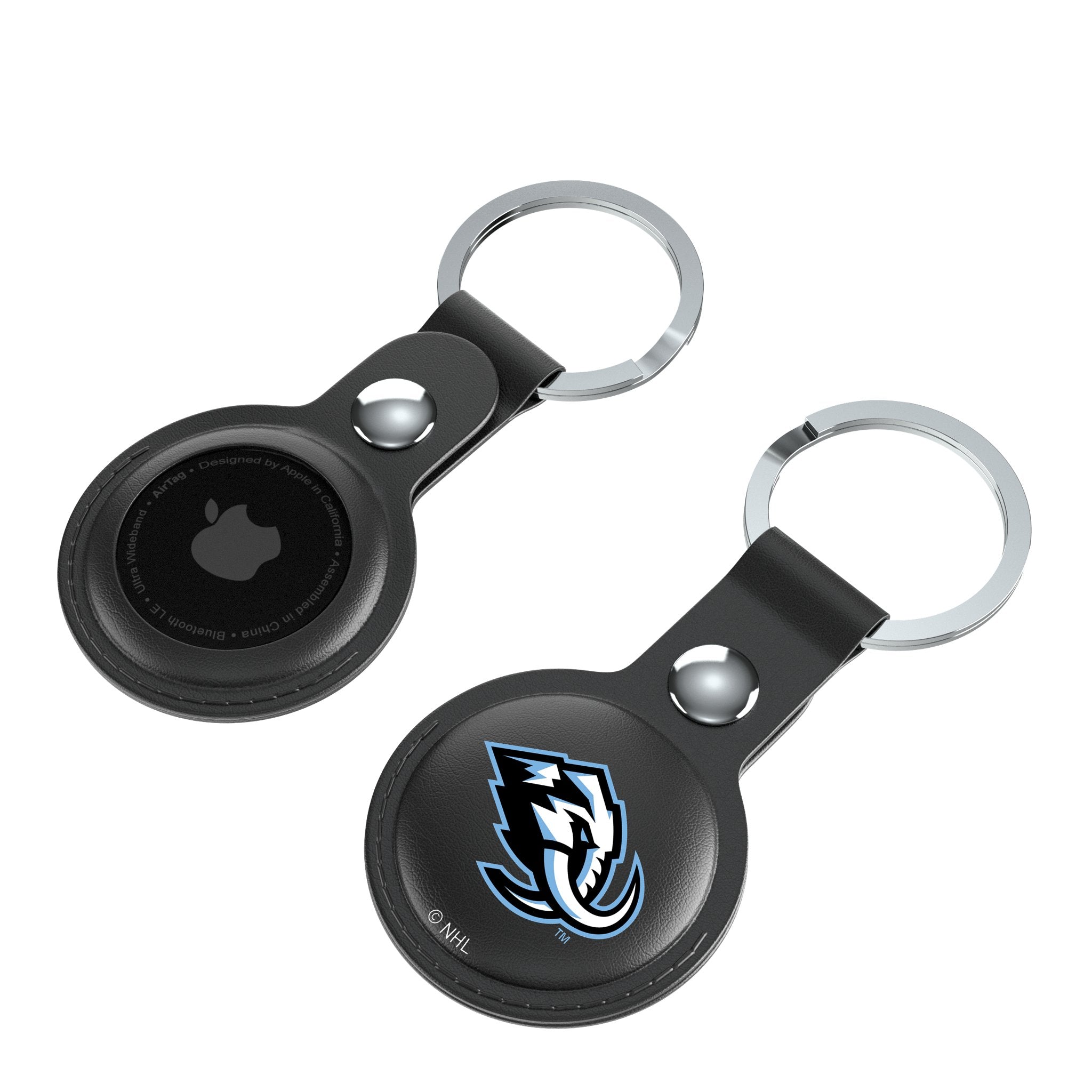 Utah Mammoth Insignia Black Airtag Holder 2-Pack 4