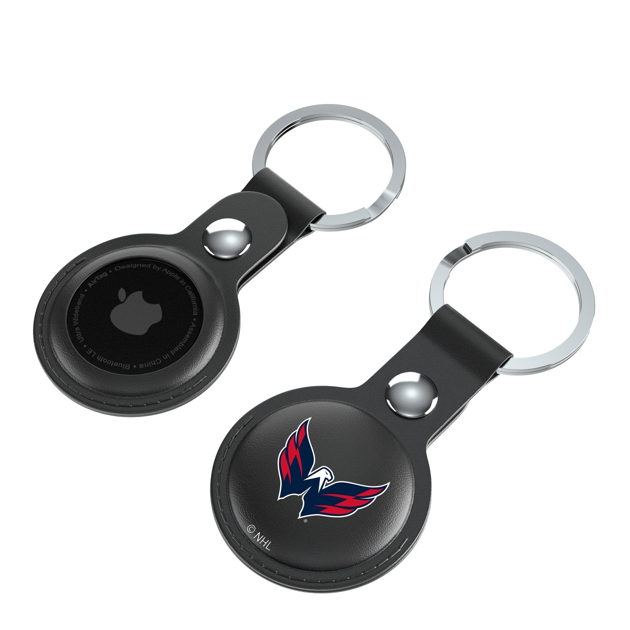 Washington Capitals Insignia Black Airtag Holder 2-Pack 4
