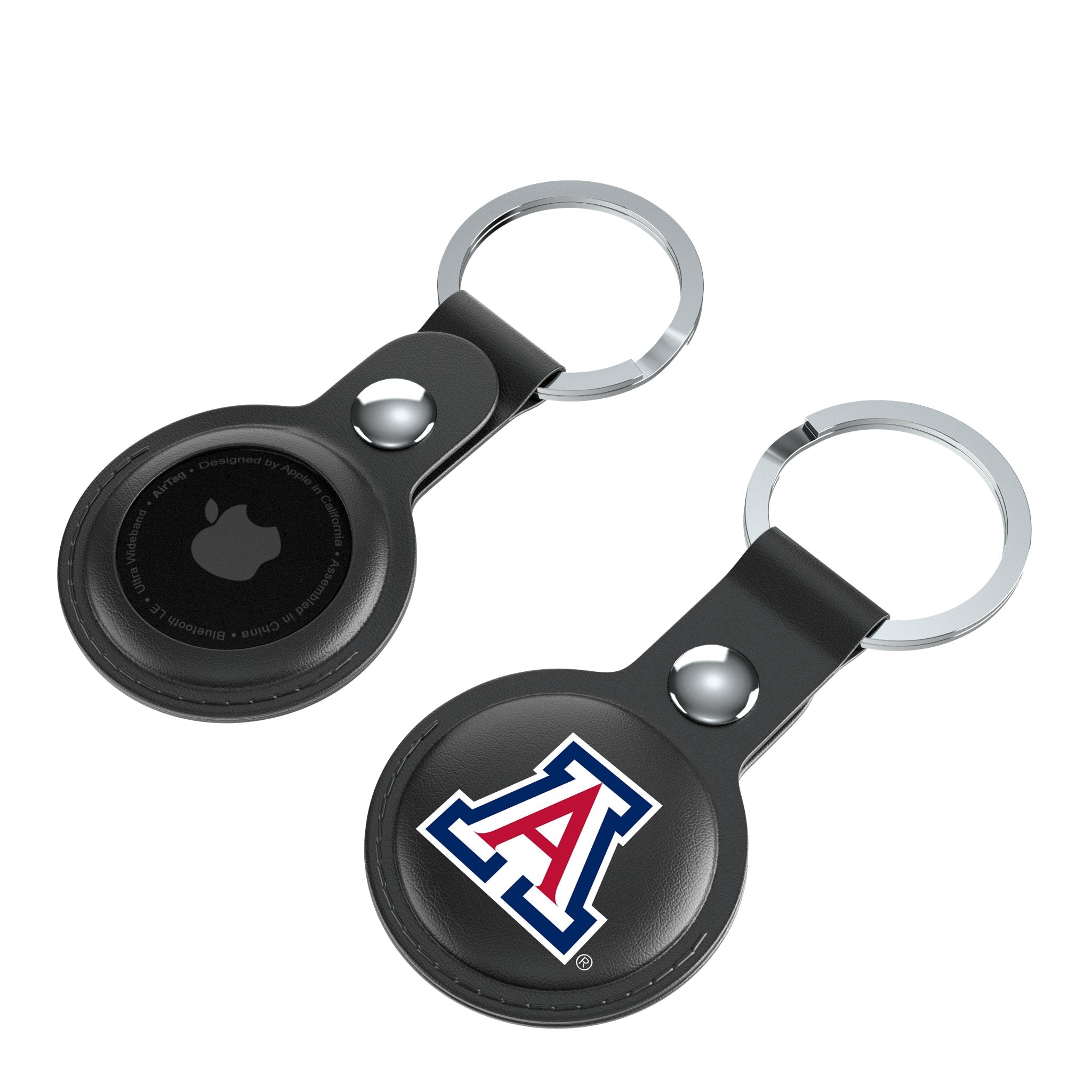 University of Arizona Wildcats Insignia Black Airtag Holder 2-Pack 4