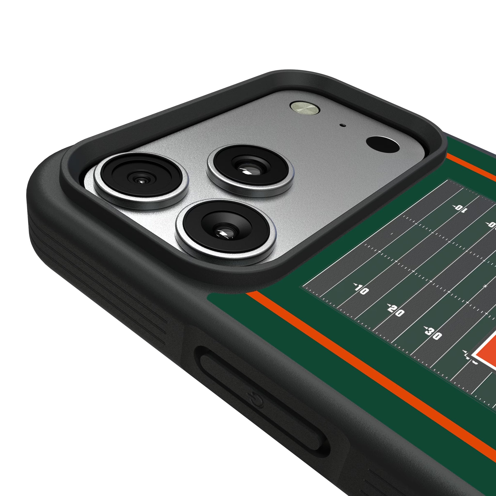 University of Miami Hurricanes Field Bump Phone Case for Apple iPhone 17 Series 6