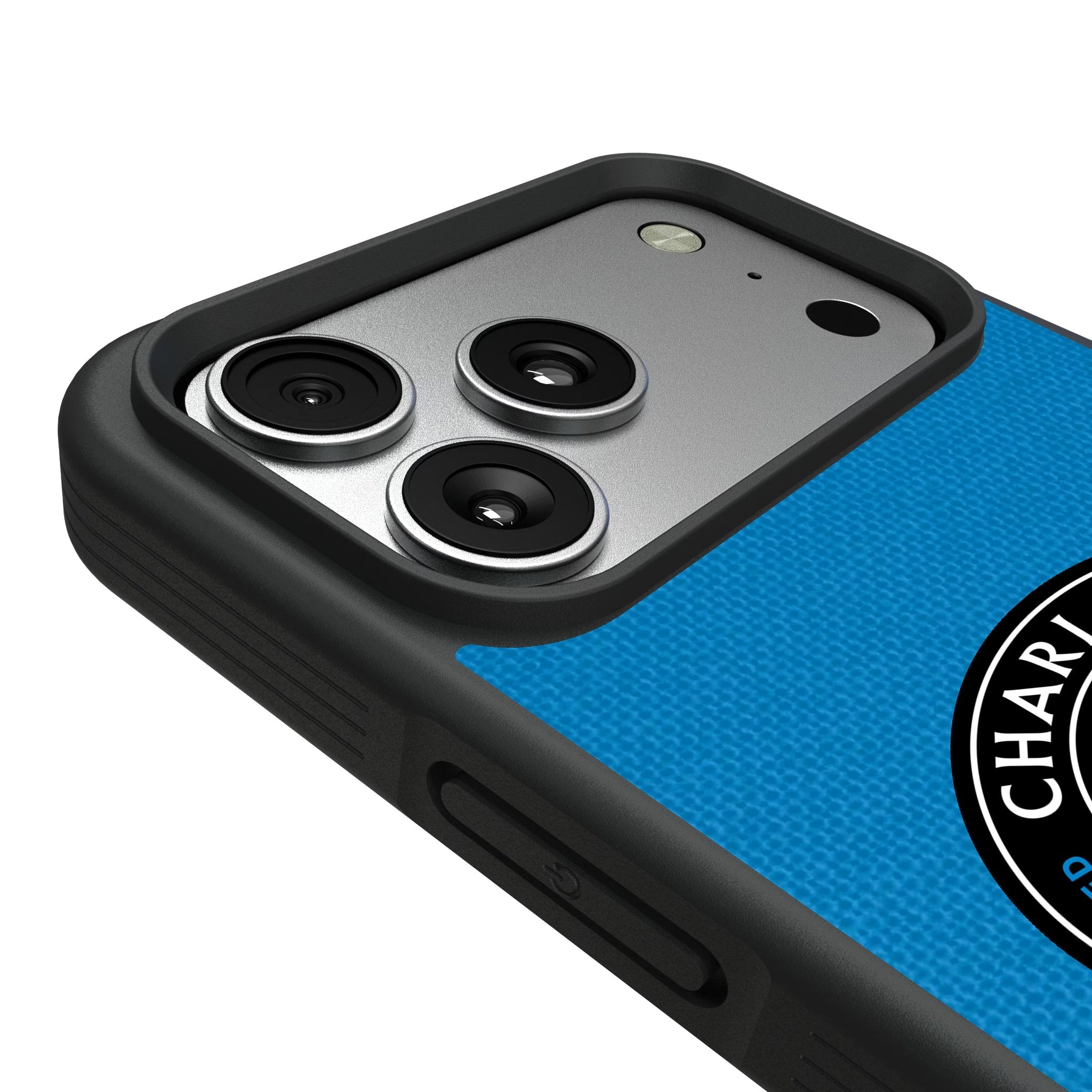 Charlotte FC Diagonal Stripe Bump Phone Case for Apple iPhone 17 Series 6