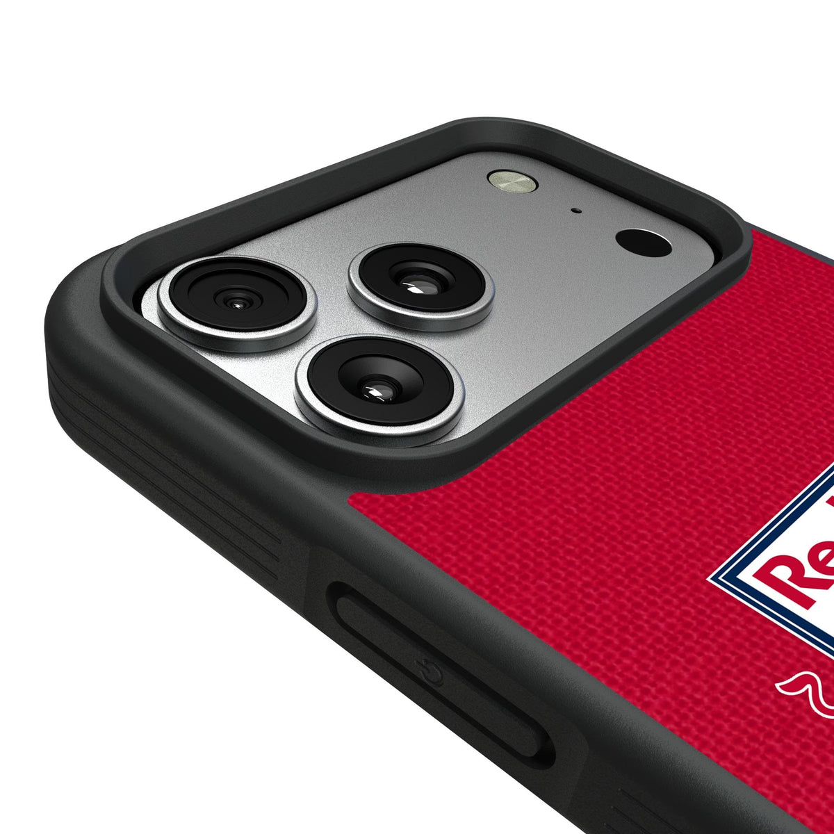 New York Red Bulls Diagonal Stripe Bump Phone Case for Apple iPhone 17 Series 6