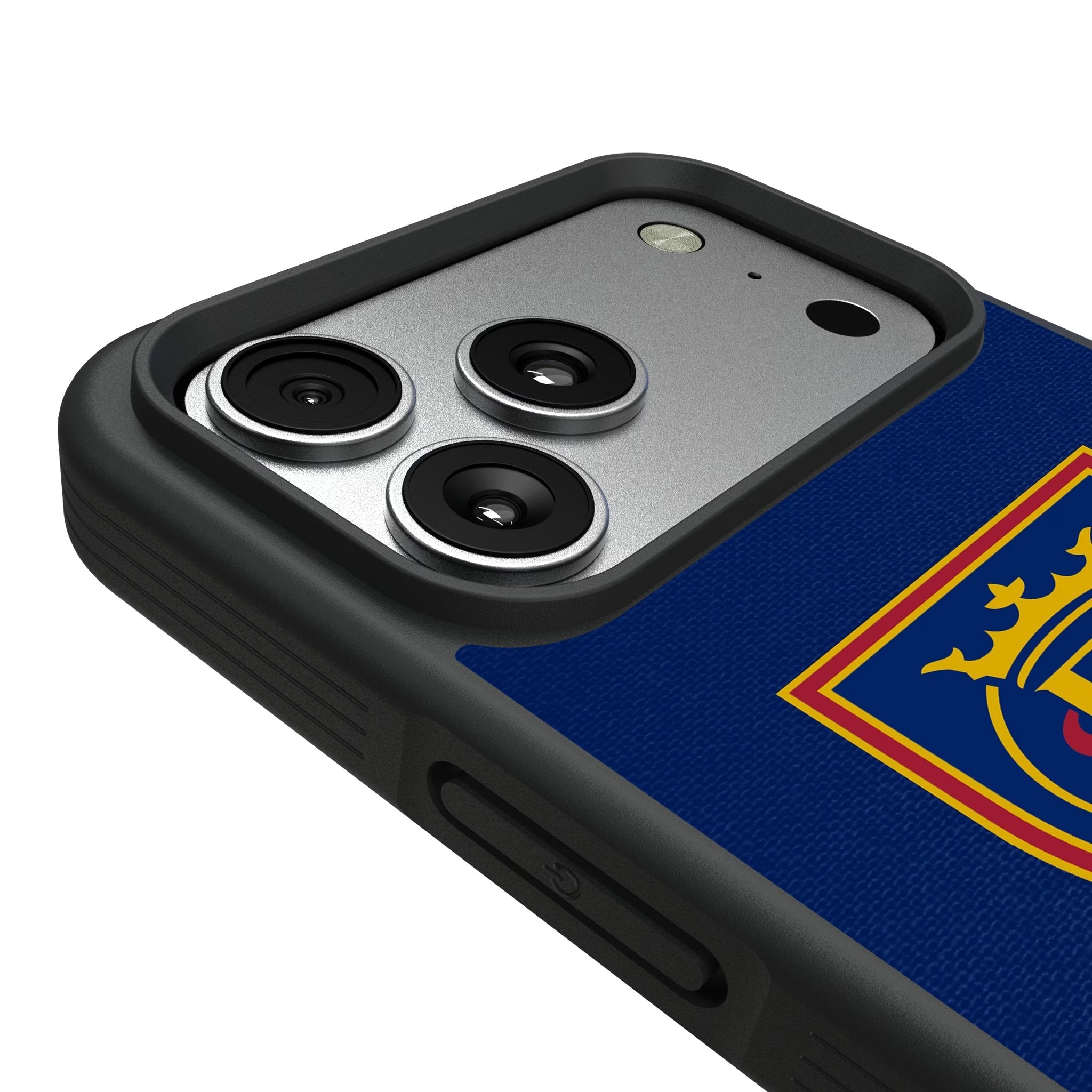 Real Salt Lake Personalized Stripe Bump Phone Case for Apple iPhone 17 Series 6