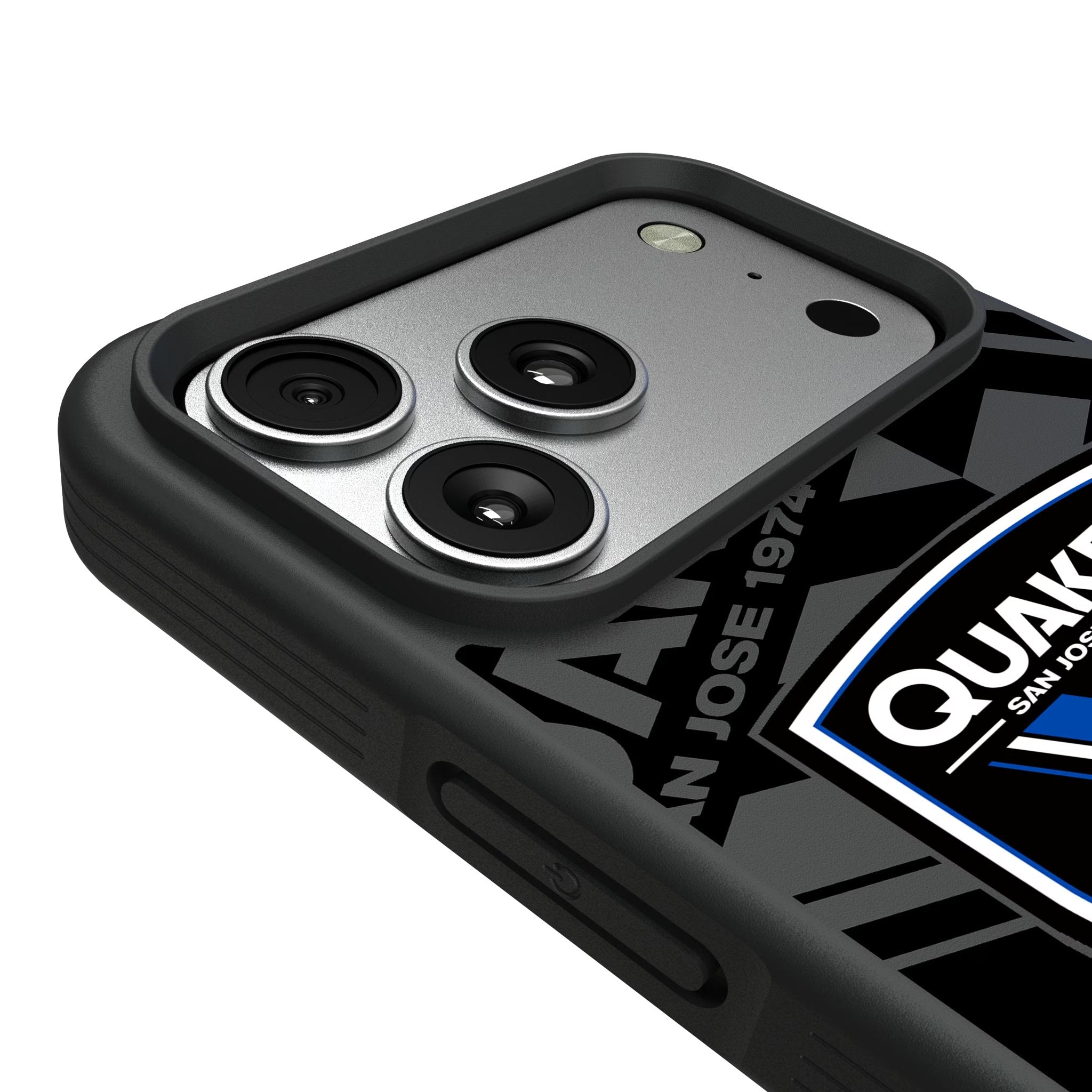 San Jose Earthquakes Personalized Tilt Bump Phone Case for Apple iPhone 17 Series 6