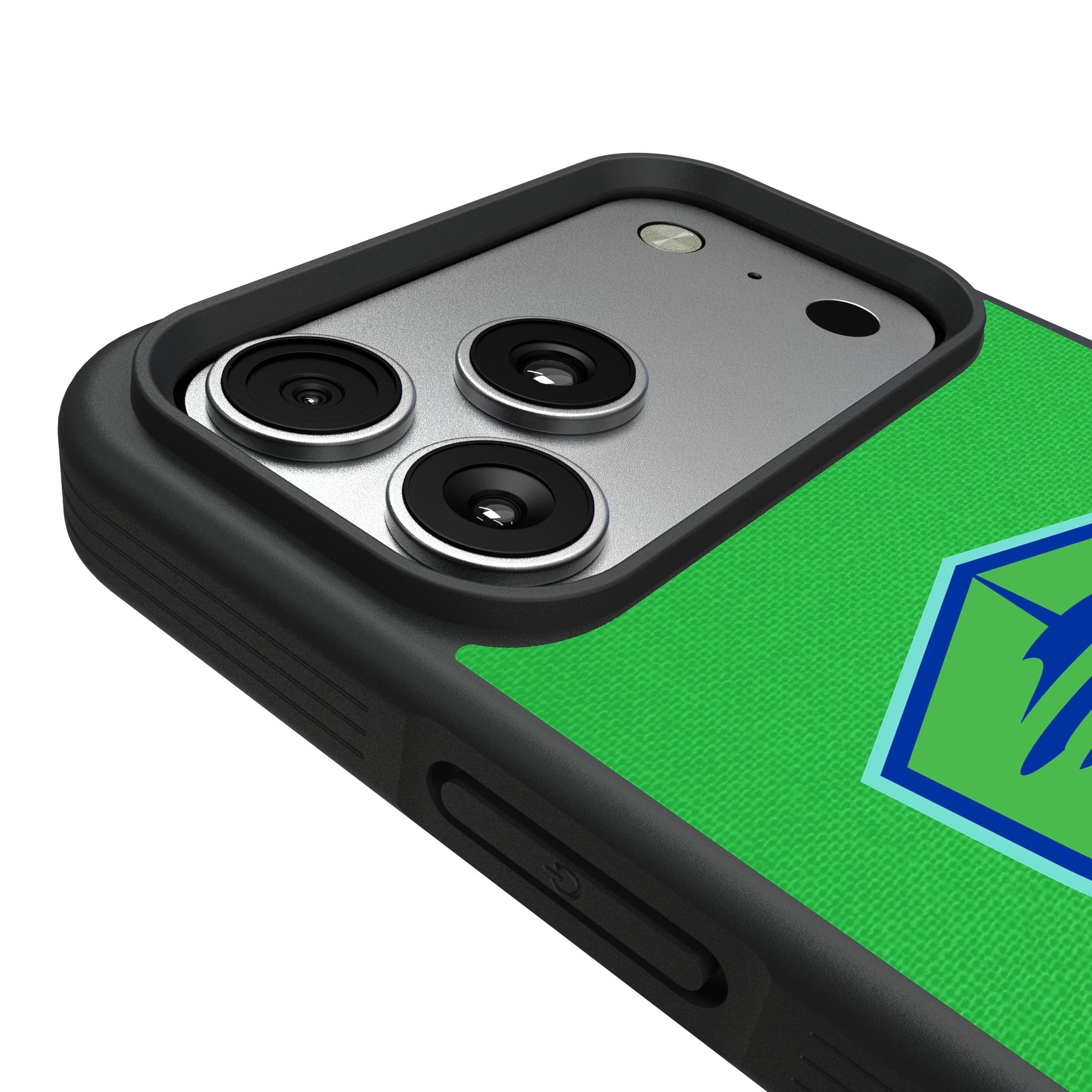 Seattle Sounders FC Personalized Stripe Bump Phone Case for Apple iPhone 17 Series 6