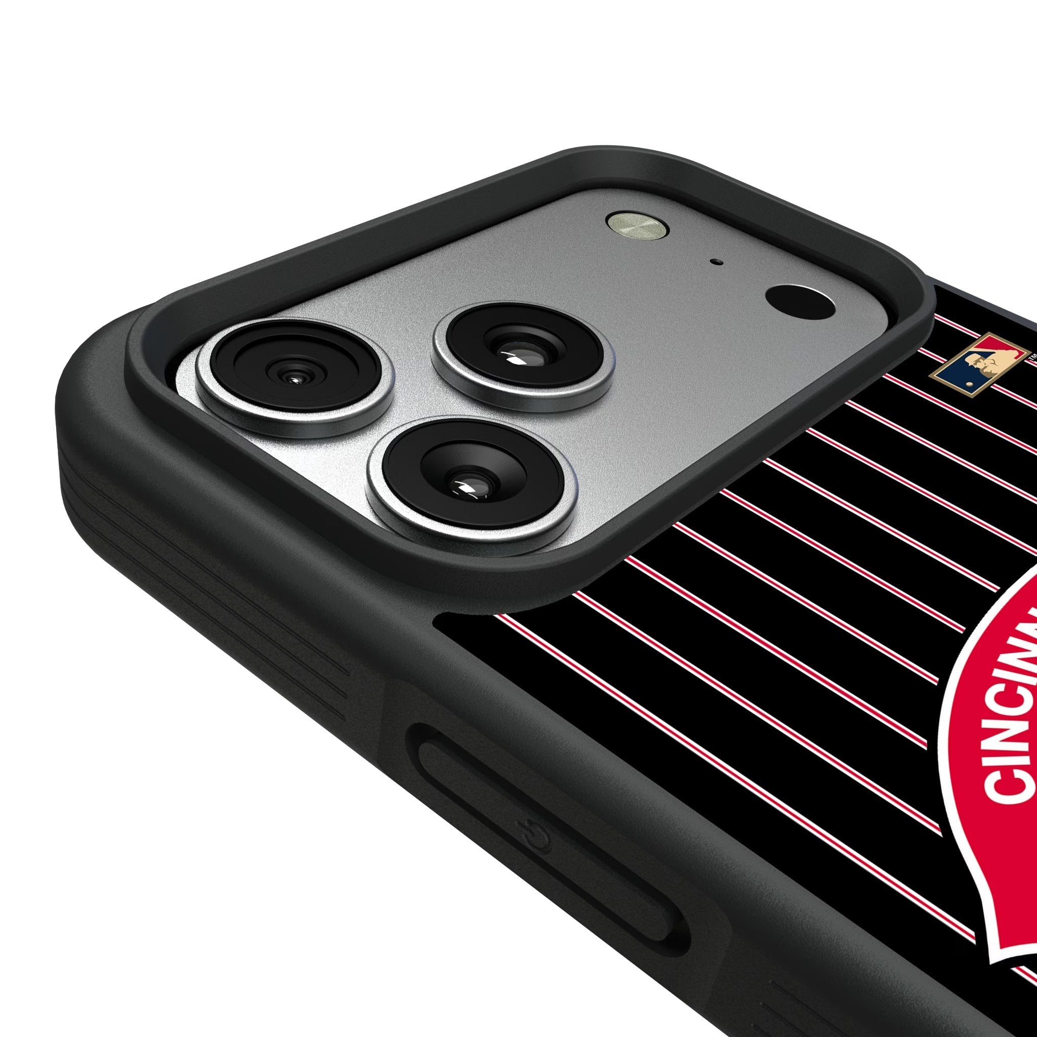 Cincinnati Reds 1974-1992 - Cooperstown Collection Pinstripe Bump Phone Case for Apple iPhone 17 Series 6