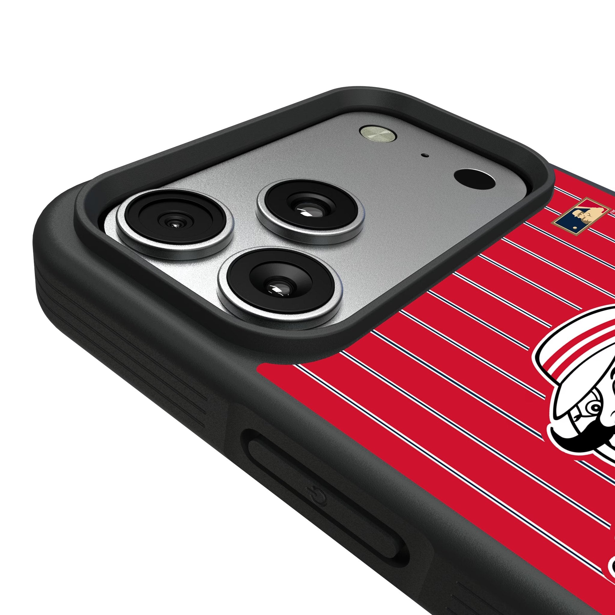 Cincinnati Reds 1953-1967 - Cooperstown Collection Pinstripe Bump Phone Case for Apple iPhone 17 Series 6