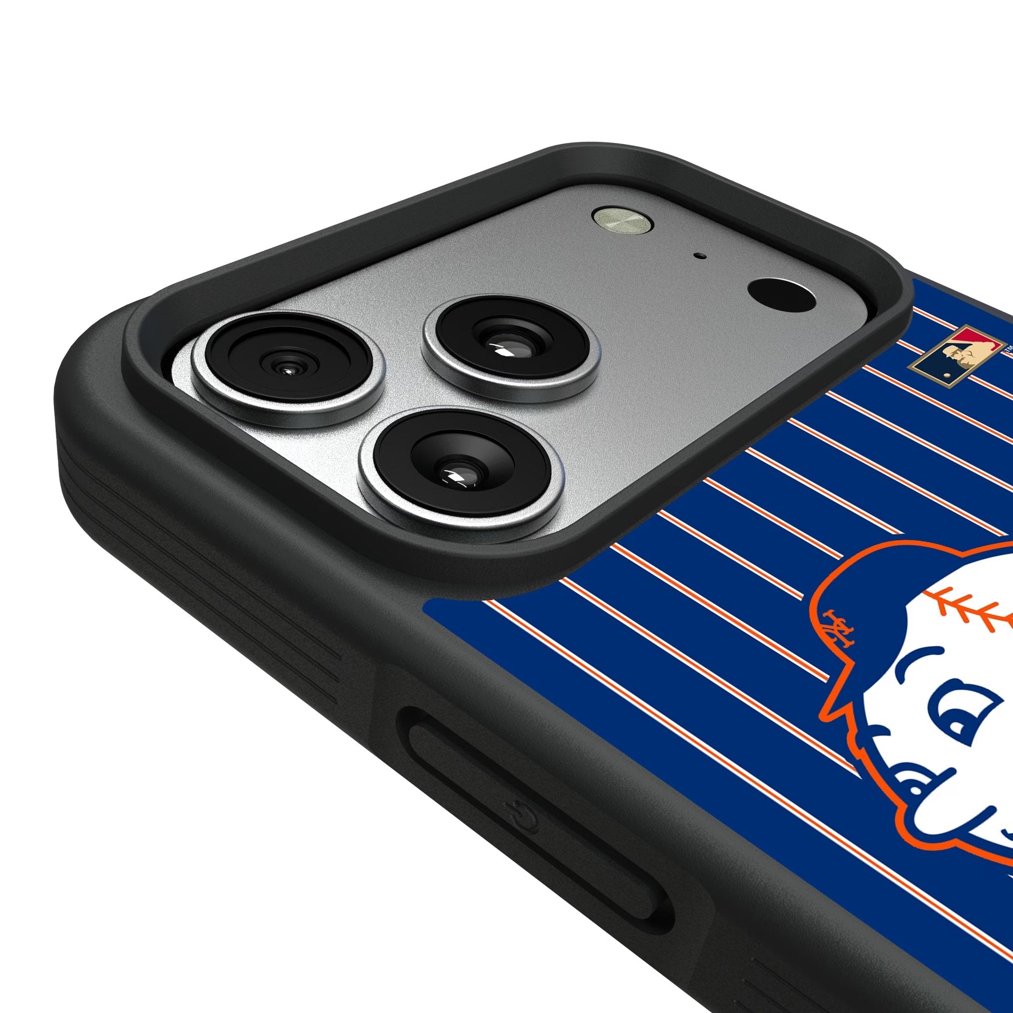 New York Mets 2014 - Cooperstown Collection Pinstripe Bump Phone Case for Apple iPhone 17 Series 6