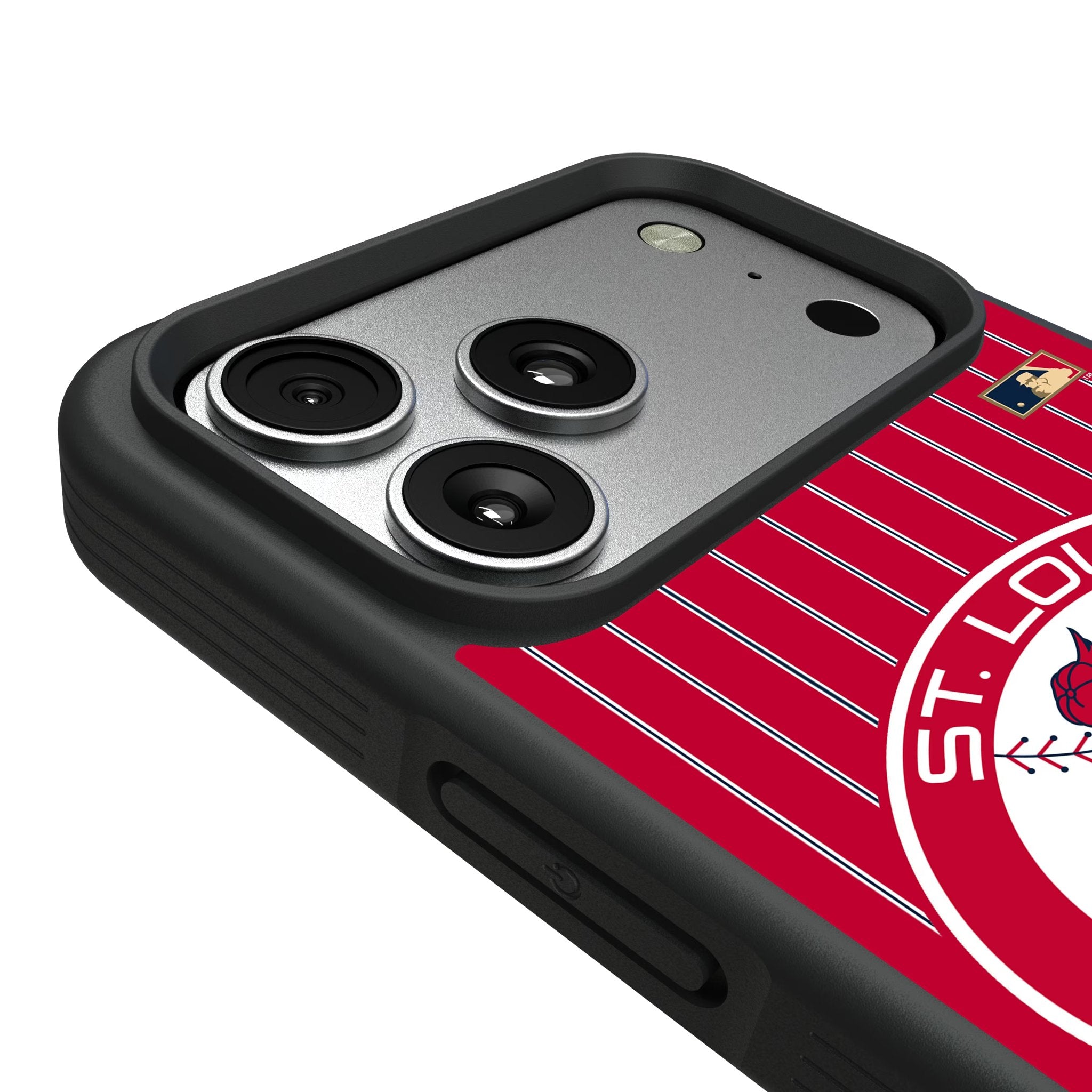 St Louis Cardinals 1966-1997 - Cooperstown Collection Pinstripe Bump Phone Case for Apple iPhone 17 Series 6