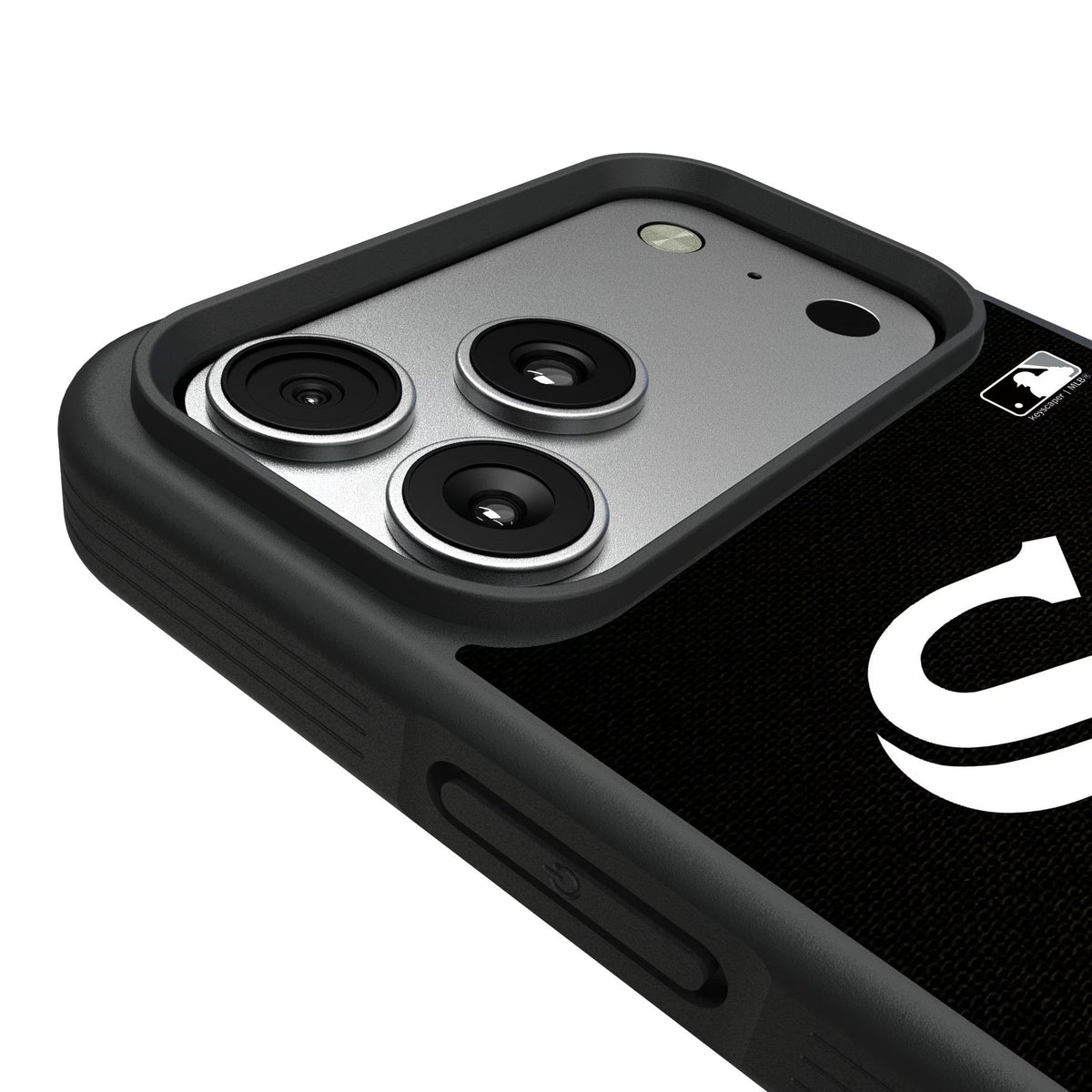 Chicago White Sox Solid Bump Phone Case for Apple iPhone 17 Series 6