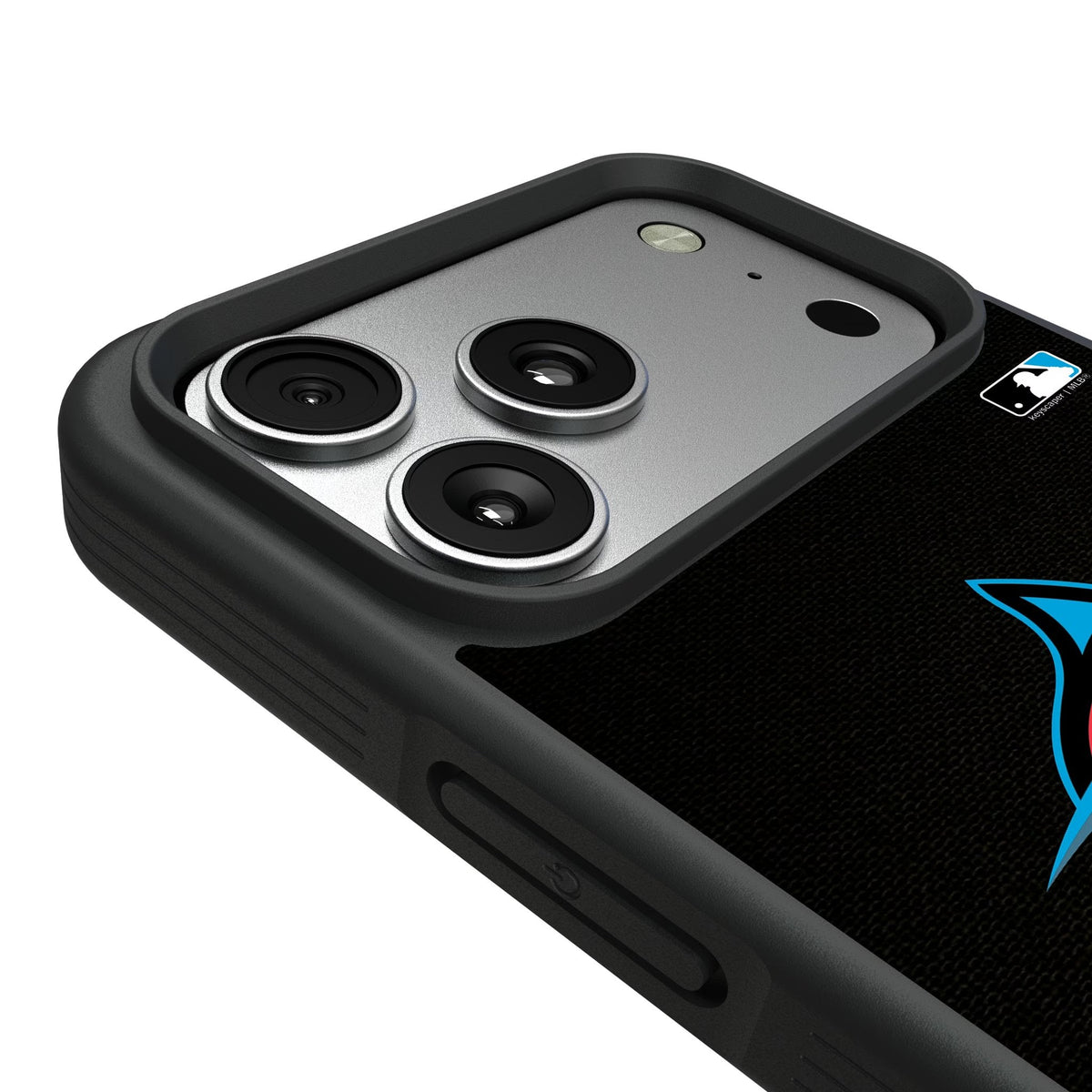 Miami Marlins Solid Bump Phone Case for Apple iPhone 17 Series 6