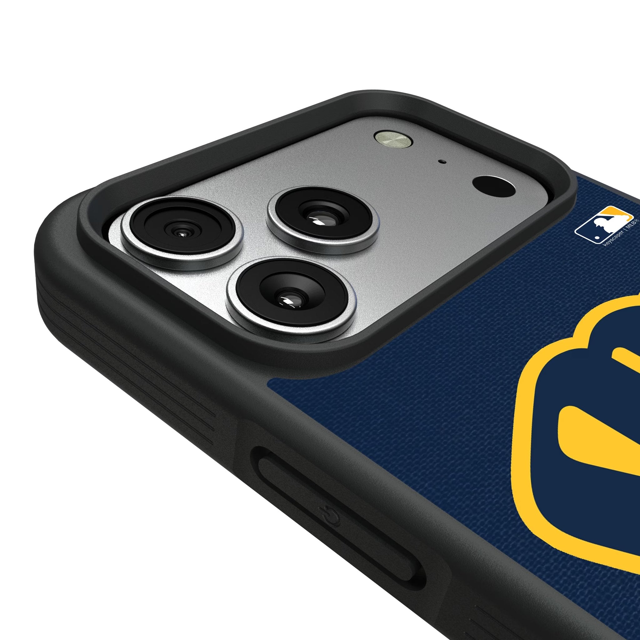 Milwaukee Brewers Solid Bump Phone Case for Apple iPhone 17 Series 6