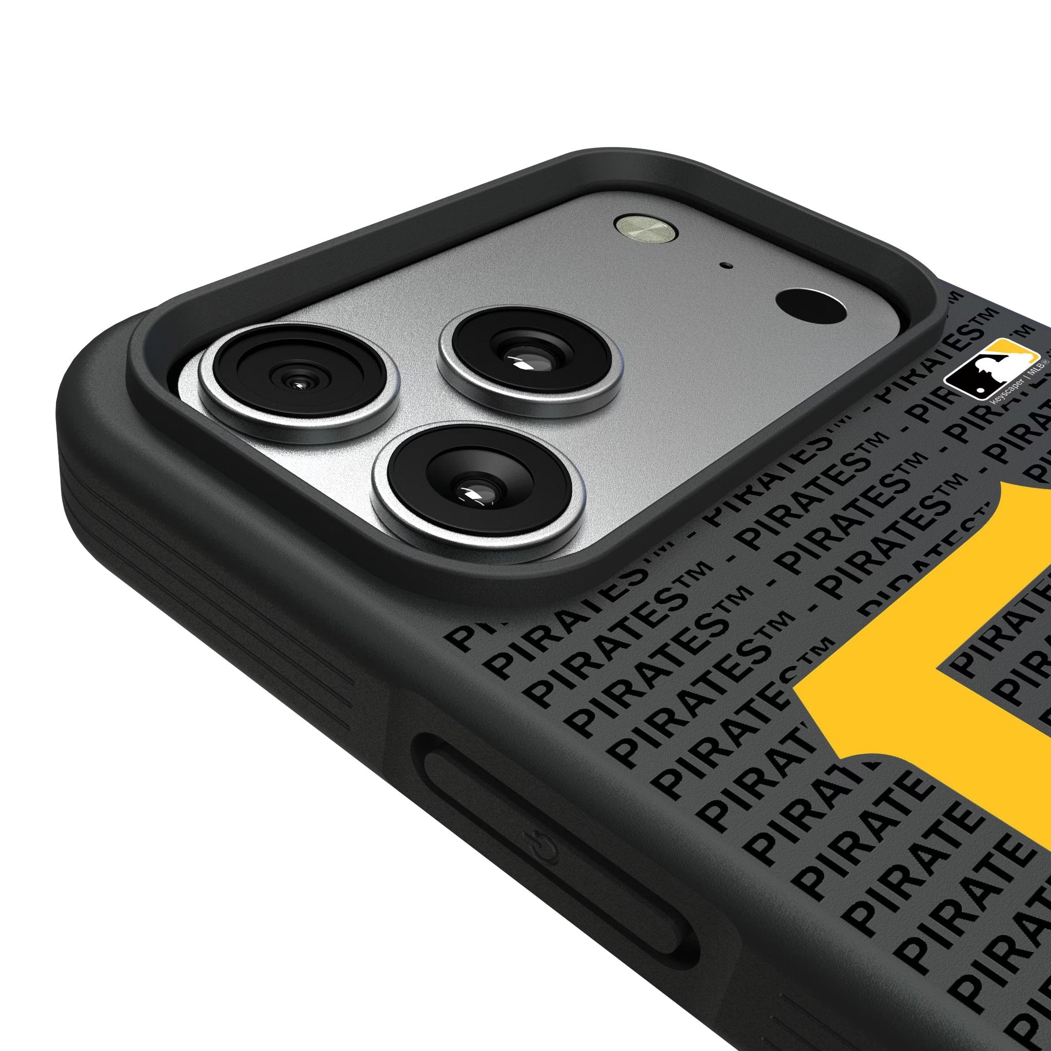 Pittsburgh Pirates Text Backdrop Bump Phone Case for Apple iPhone 17 Series 6