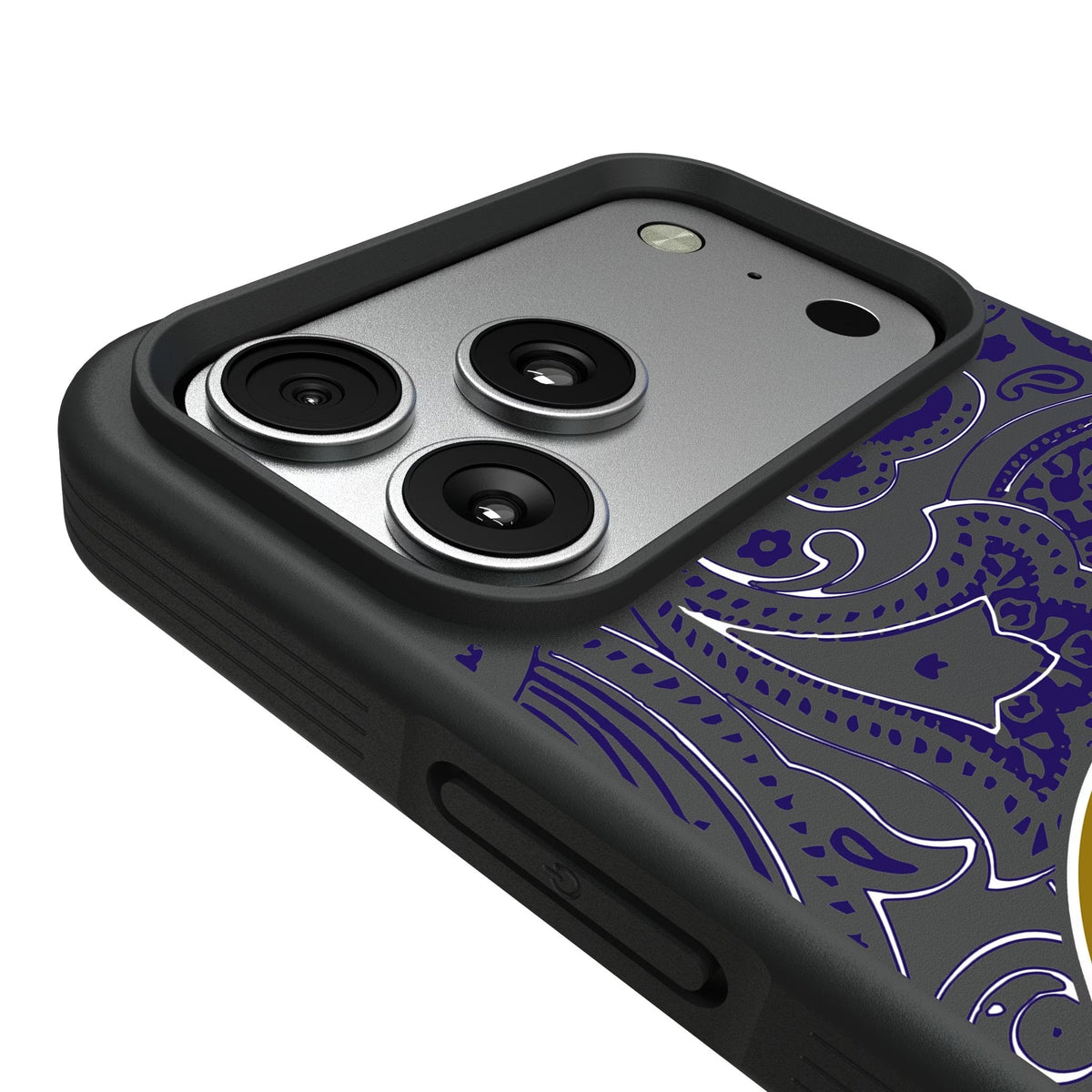 Baltimore Ravens Paisley Bump Phone Case for Apple iPhone 17 Series 6