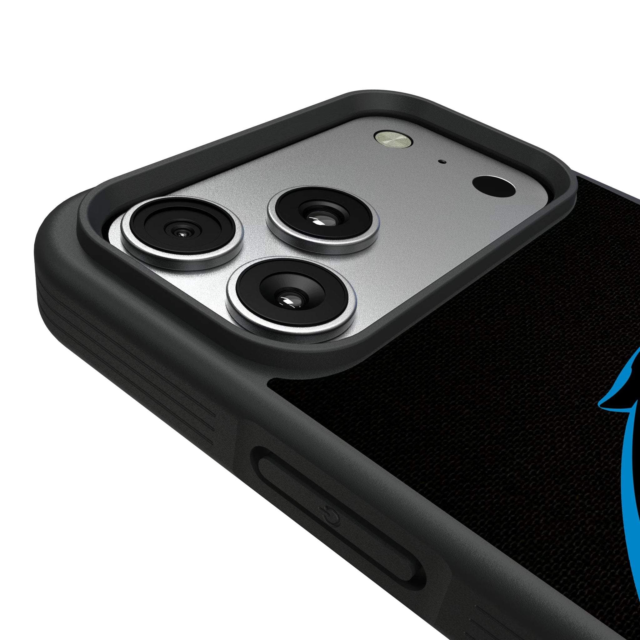 Carolina Panthers Stripe Bump Phone Case for Apple iPhone 17 Series 6
