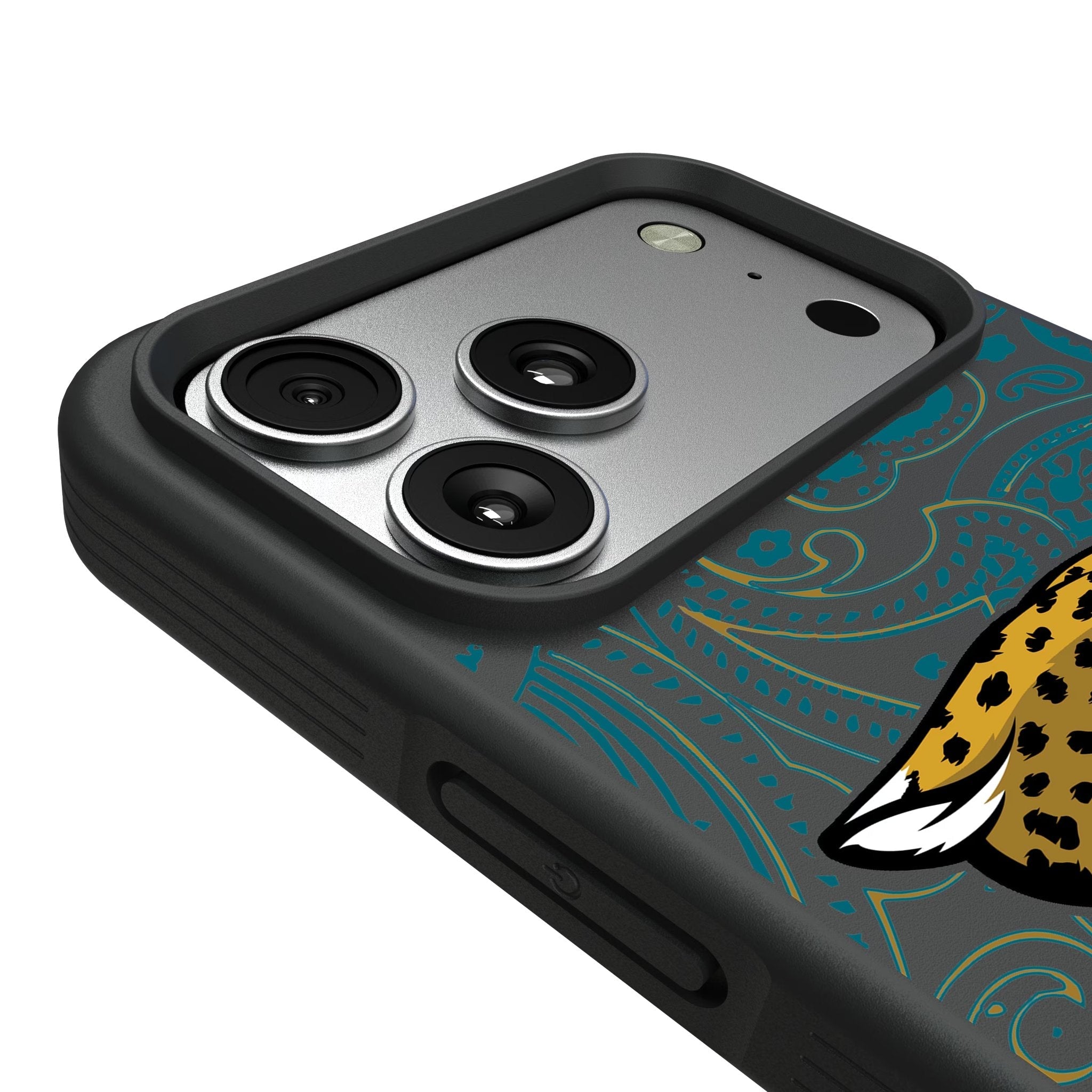 Jacksonville Jaguars Paisley Bump Phone Case for Apple iPhone 17 Series 6