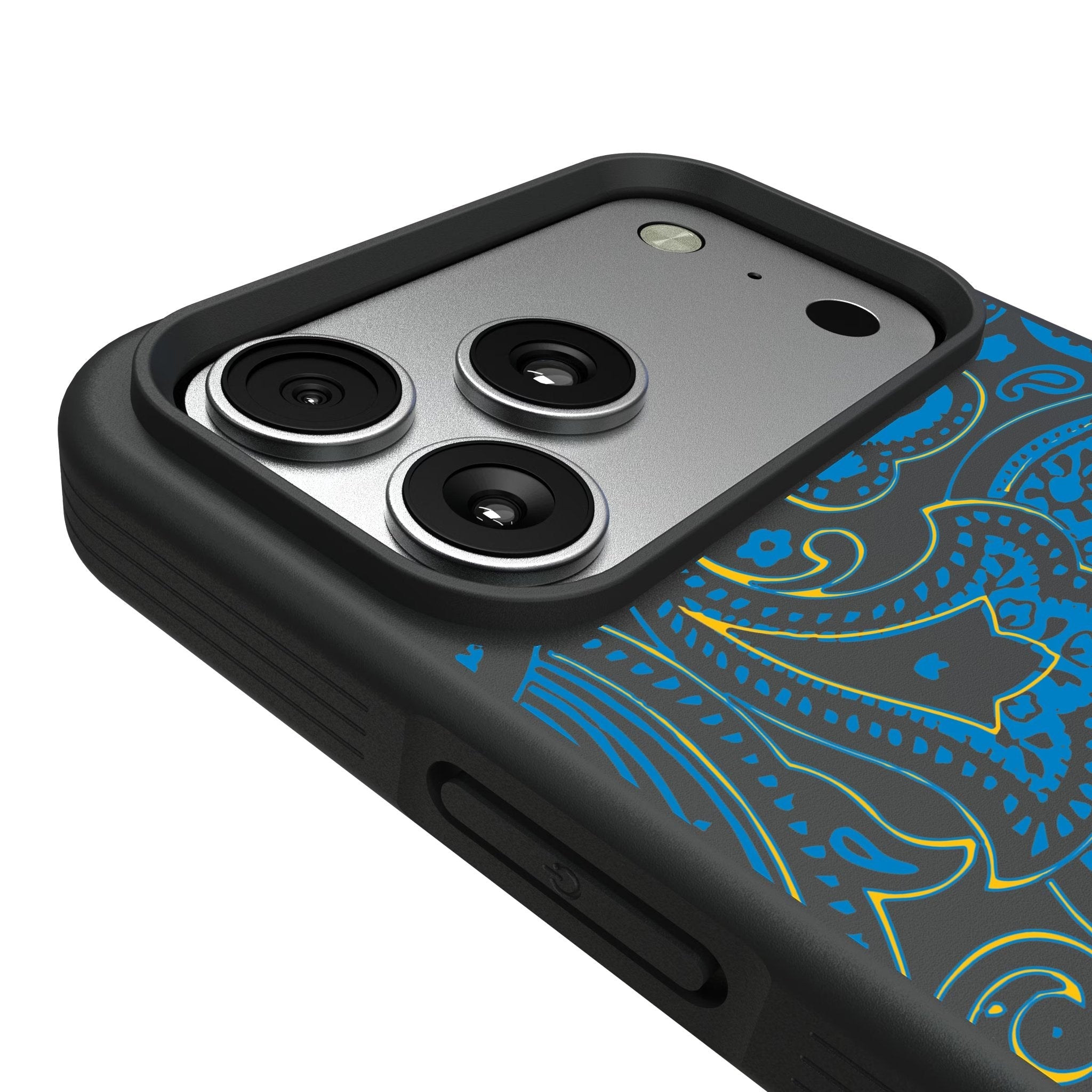 Los Angeles Chargers Paisley Bump Phone Case for Apple iPhone 17 Series 6