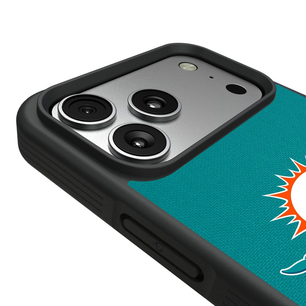 Miami Dolphins Stripe Bump Phone Case for Apple iPhone 17 Series 6