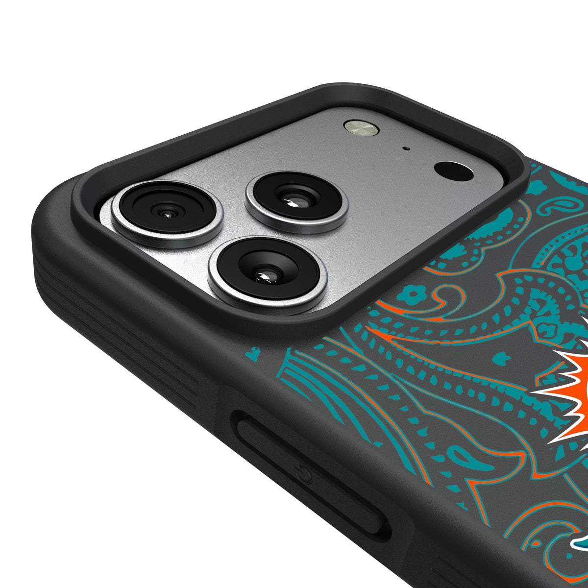 Miami Dolphins Paisley Bump Phone Case for Apple iPhone 17 Series 6