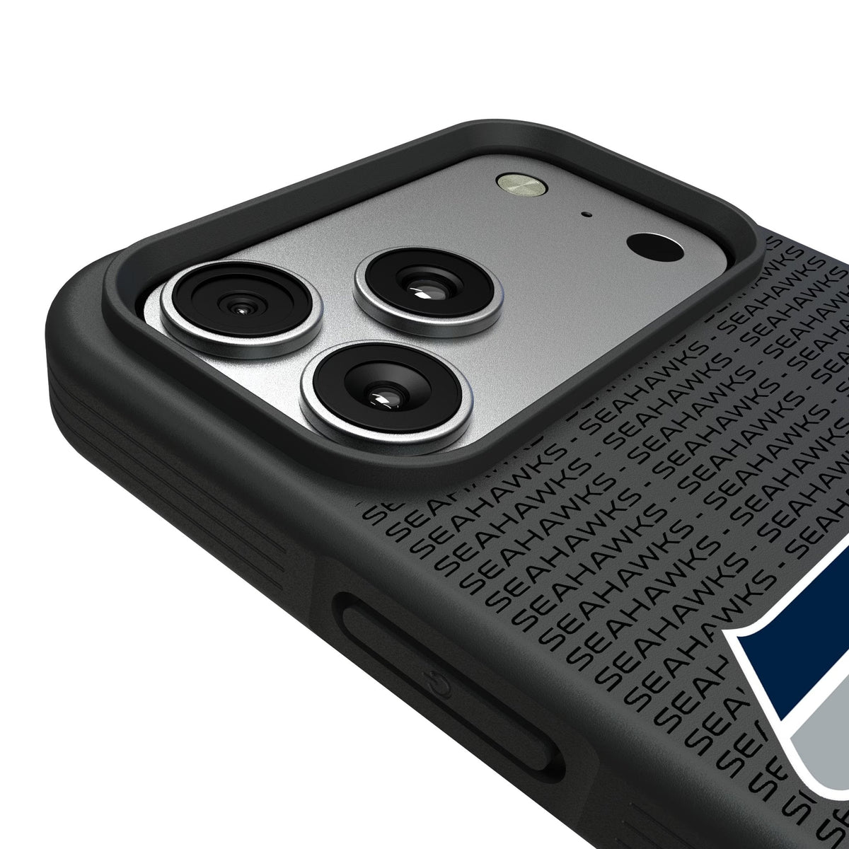 Seattle Seahawks Text Backdrop Bump Phone Case for Apple iPhone 17 Series 6
