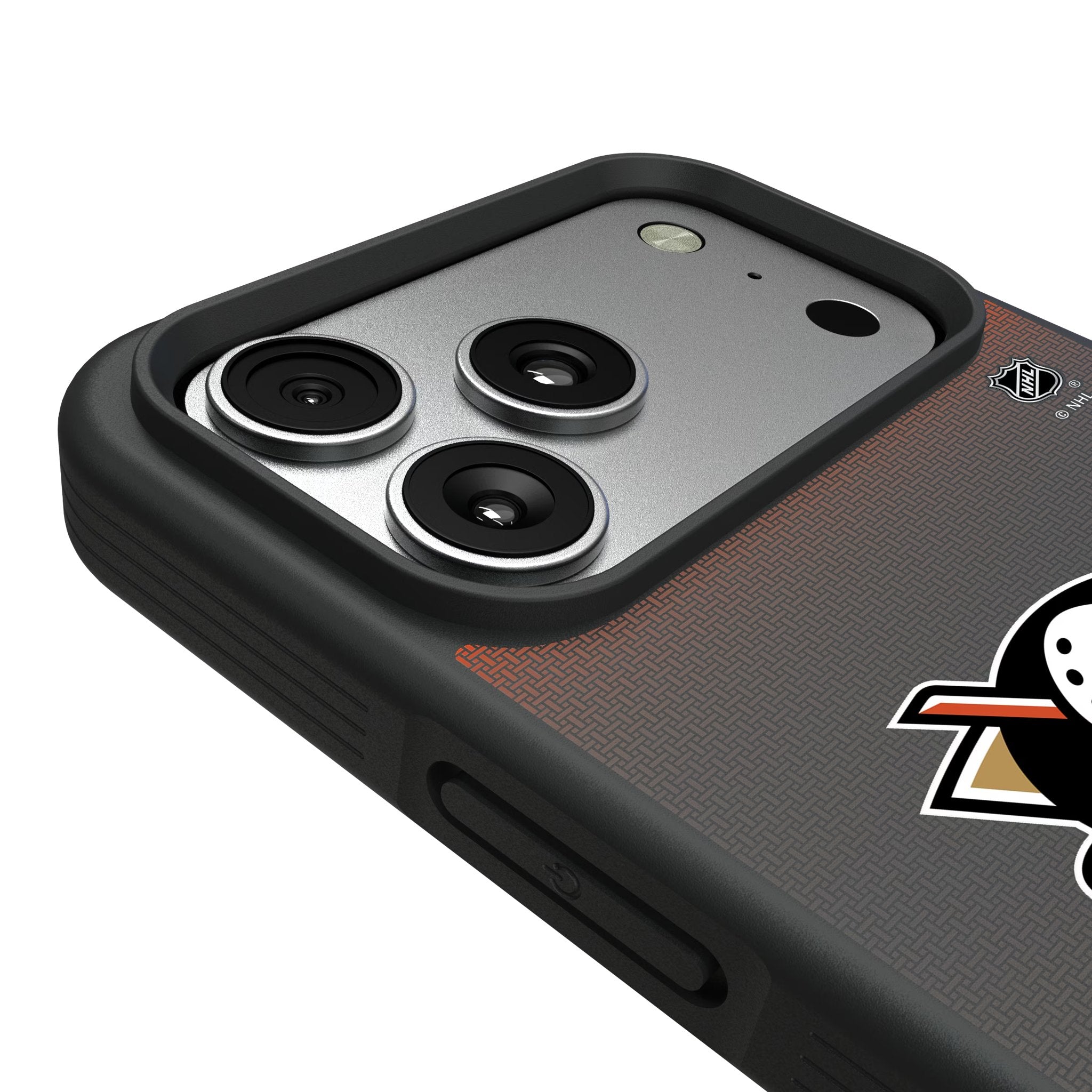 Anaheim Ducks Linen Bump Phone Case for Apple iPhone 17 Series 6