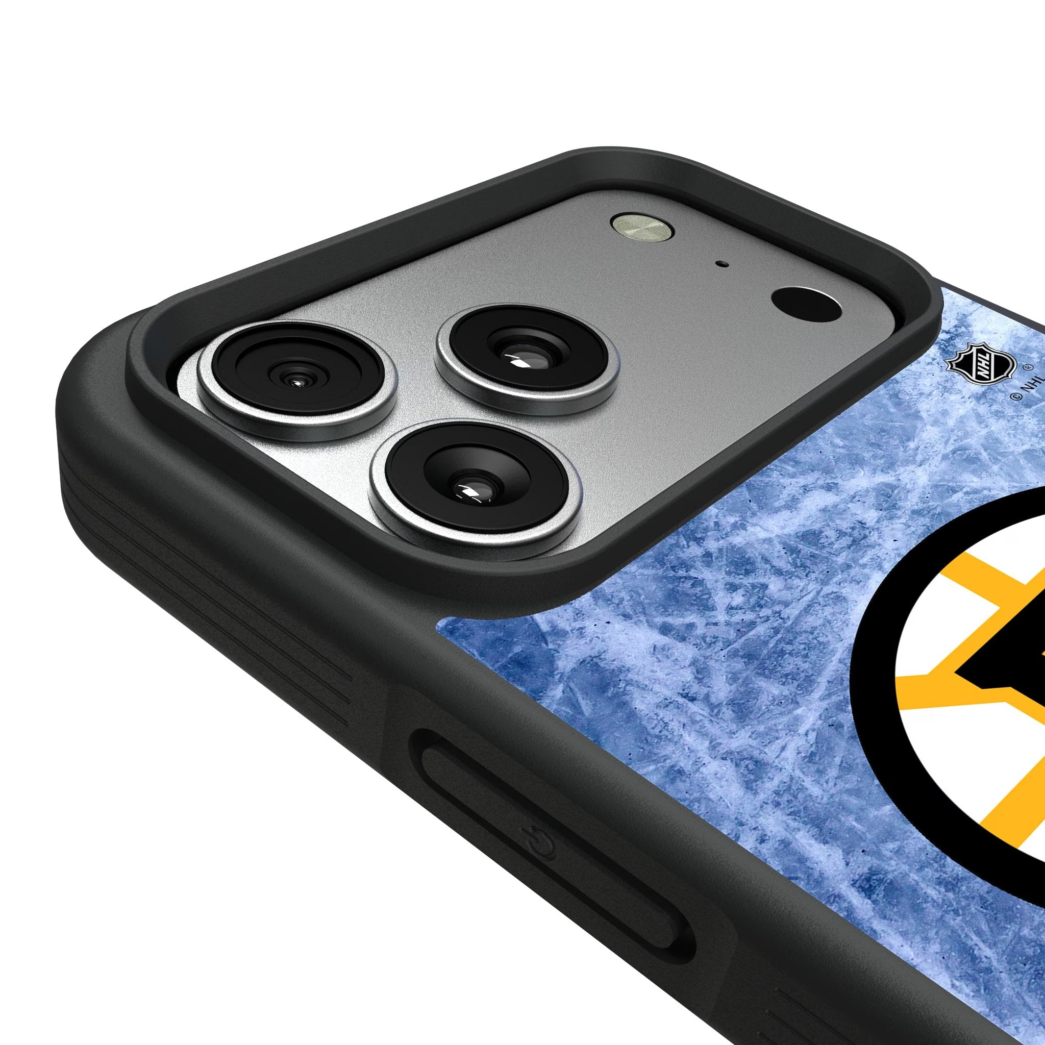 Boston Bruins Ice Wordmark Bump Phone Case for Apple iPhone 17 Series 6
