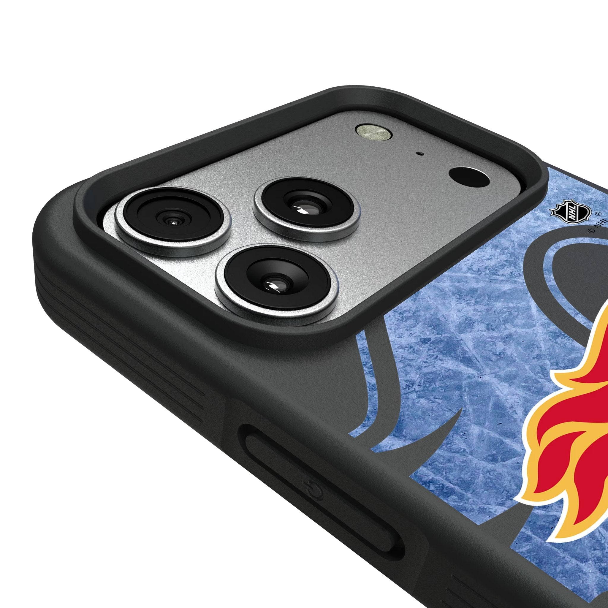 Calgary Flames Ice Tilt Bump Phone Case for Apple iPhone 17 Series 6