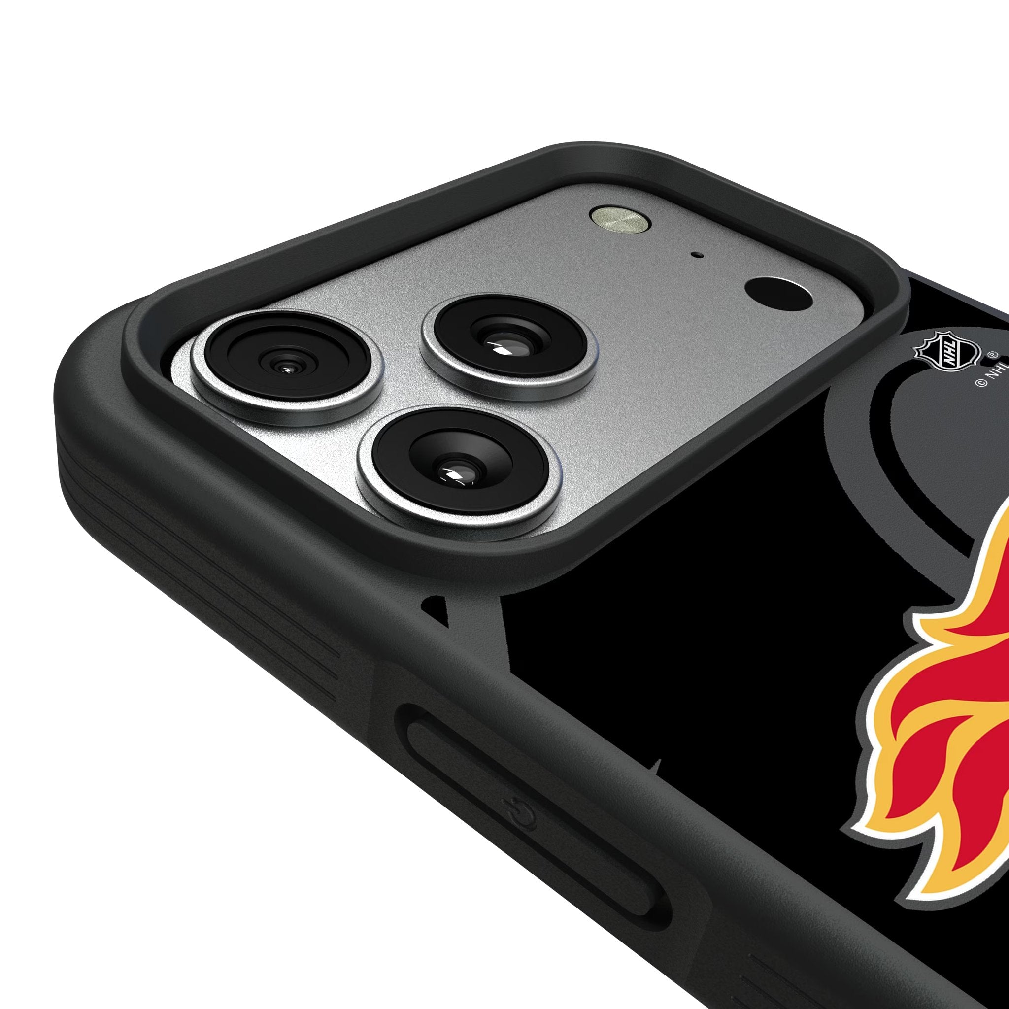 Calgary Flames Monocolor Tilt Bump Phone Case for Apple iPhone 17 Series 6