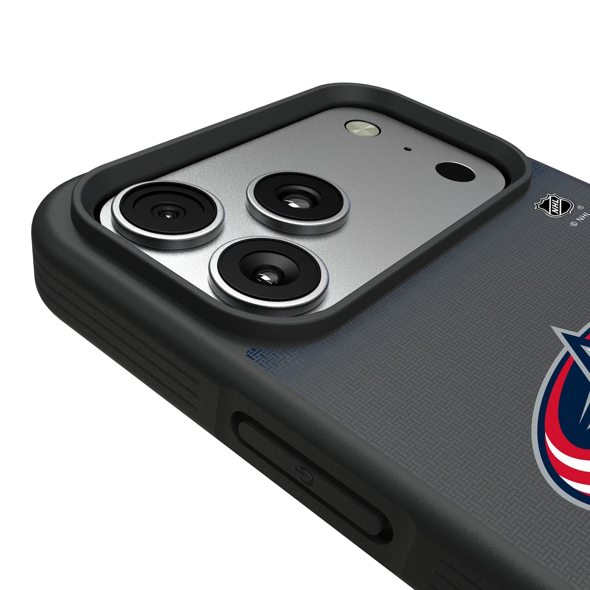 Columbus Blue Jackets Linen Bump Phone Case for Apple iPhone 17 Series 6