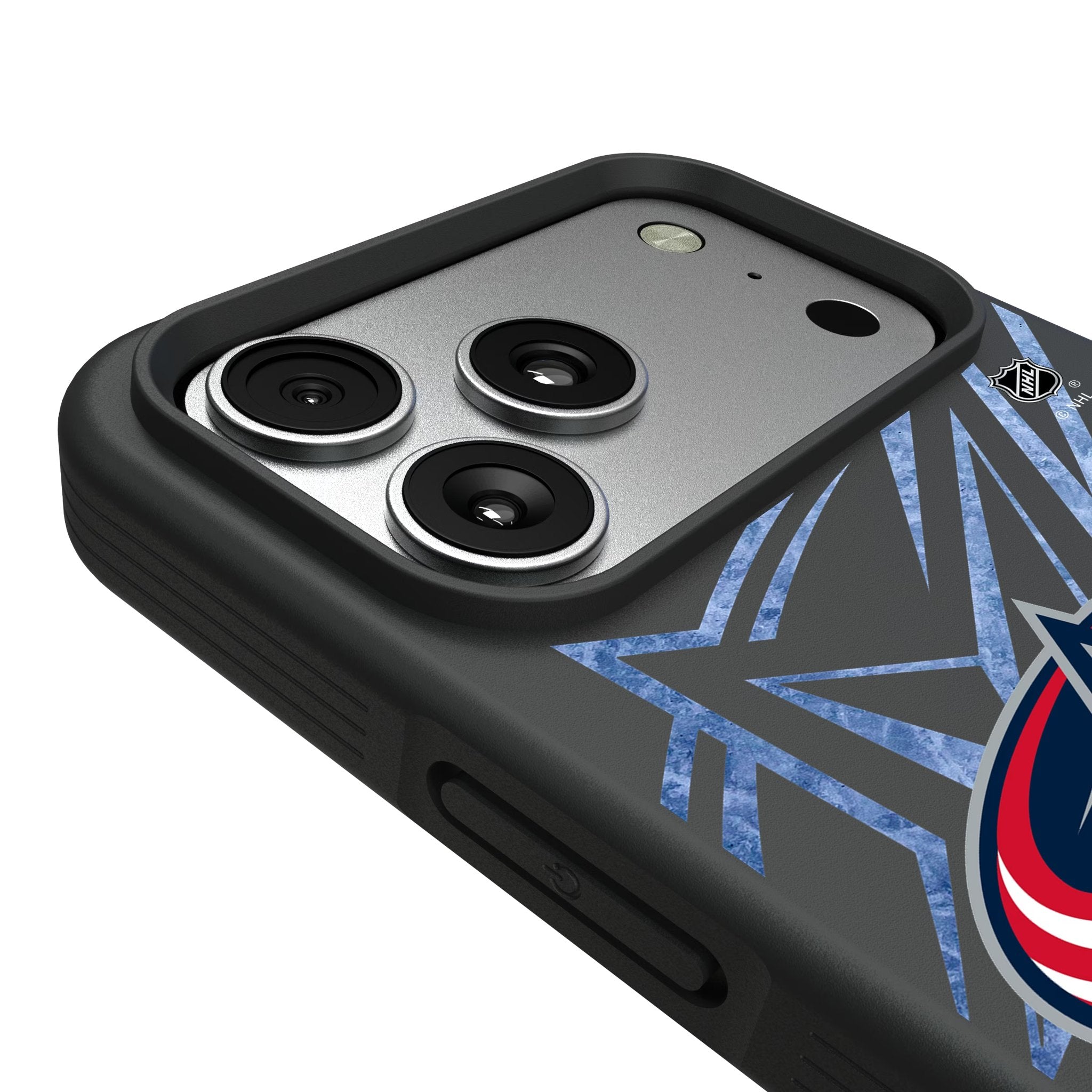 Columbus Blue Jackets Ice Tilt Bump Phone Case for Apple iPhone 17 Series 6