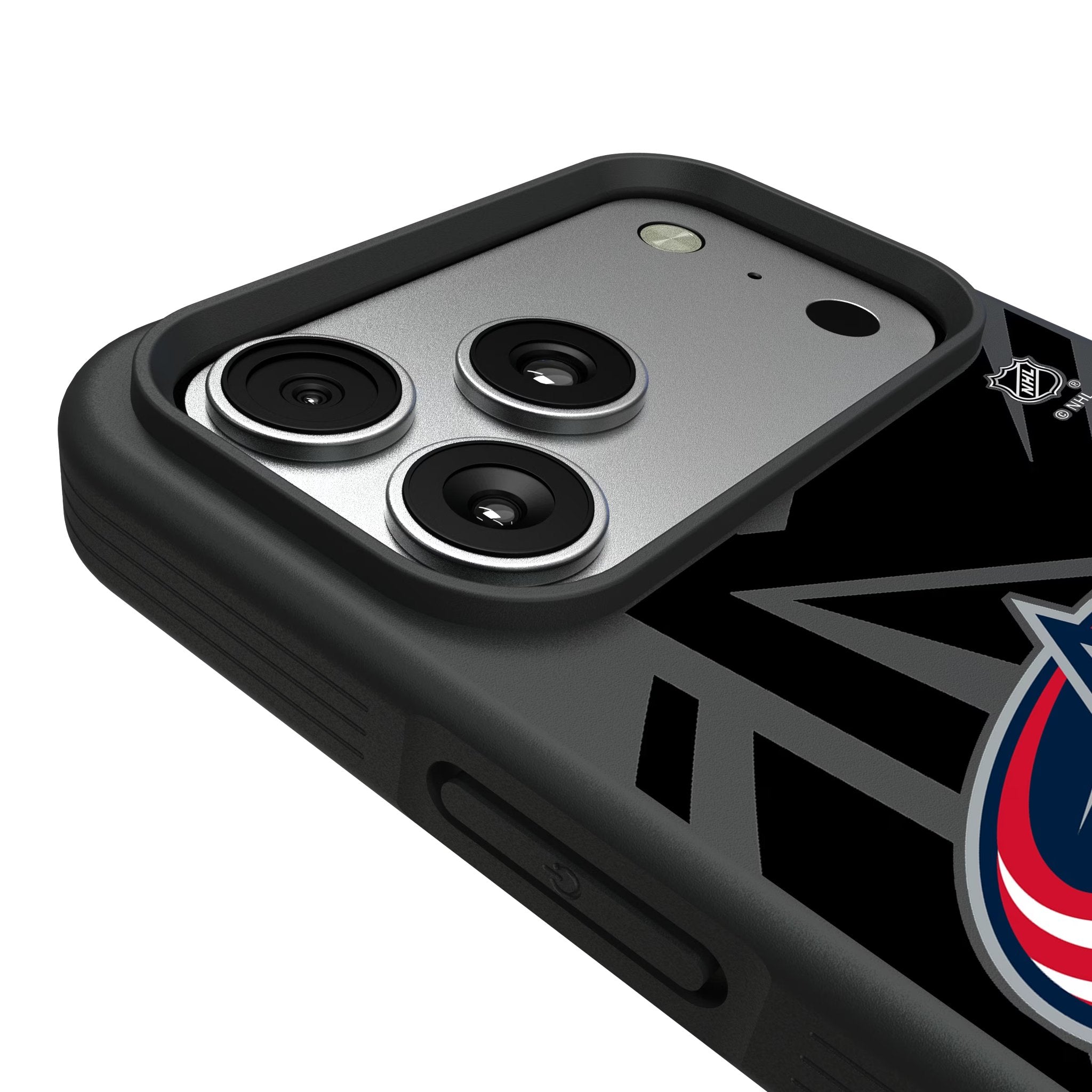 Columbus Blue Jackets Monocolor Tilt Bump Phone Case for Apple iPhone 17 Series 6