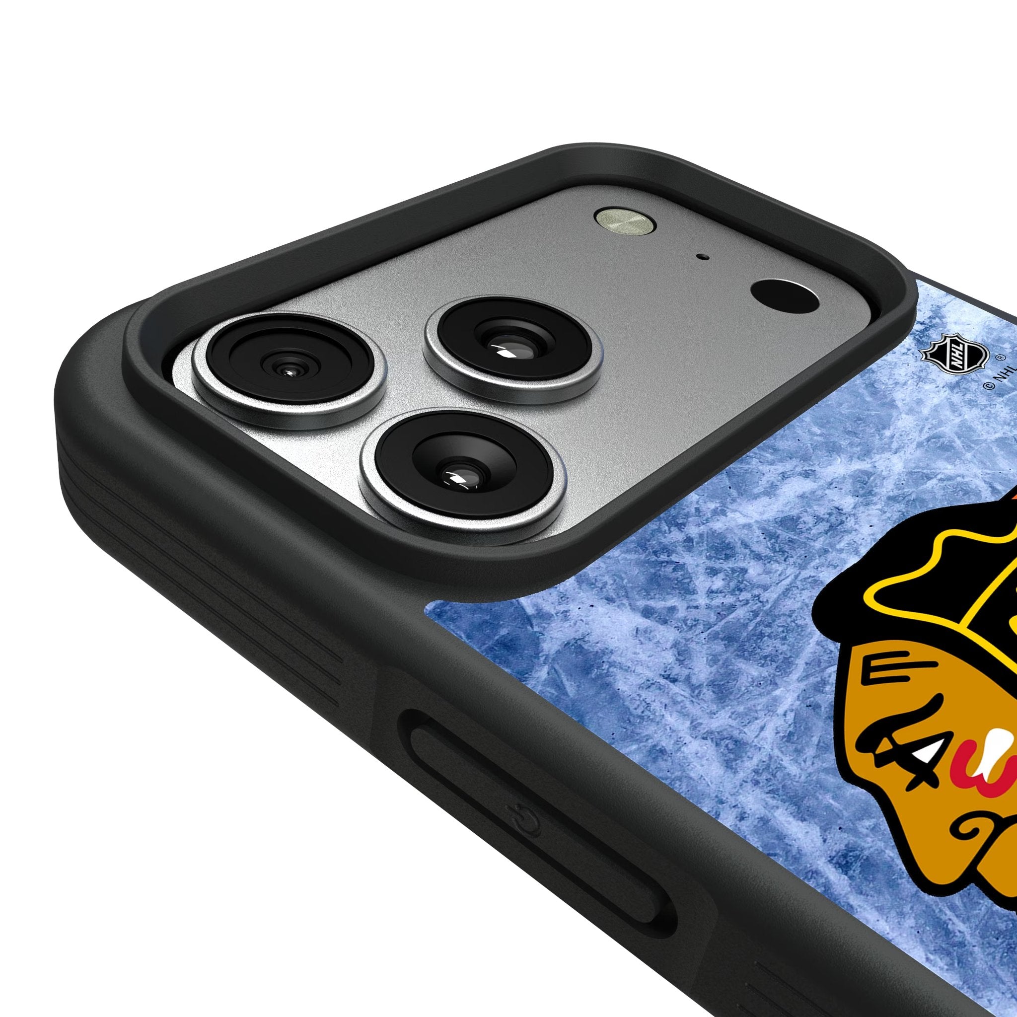 Chicago Blackhawks Ice Wordmark Bump Phone Case for Apple iPhone 17 Series 6