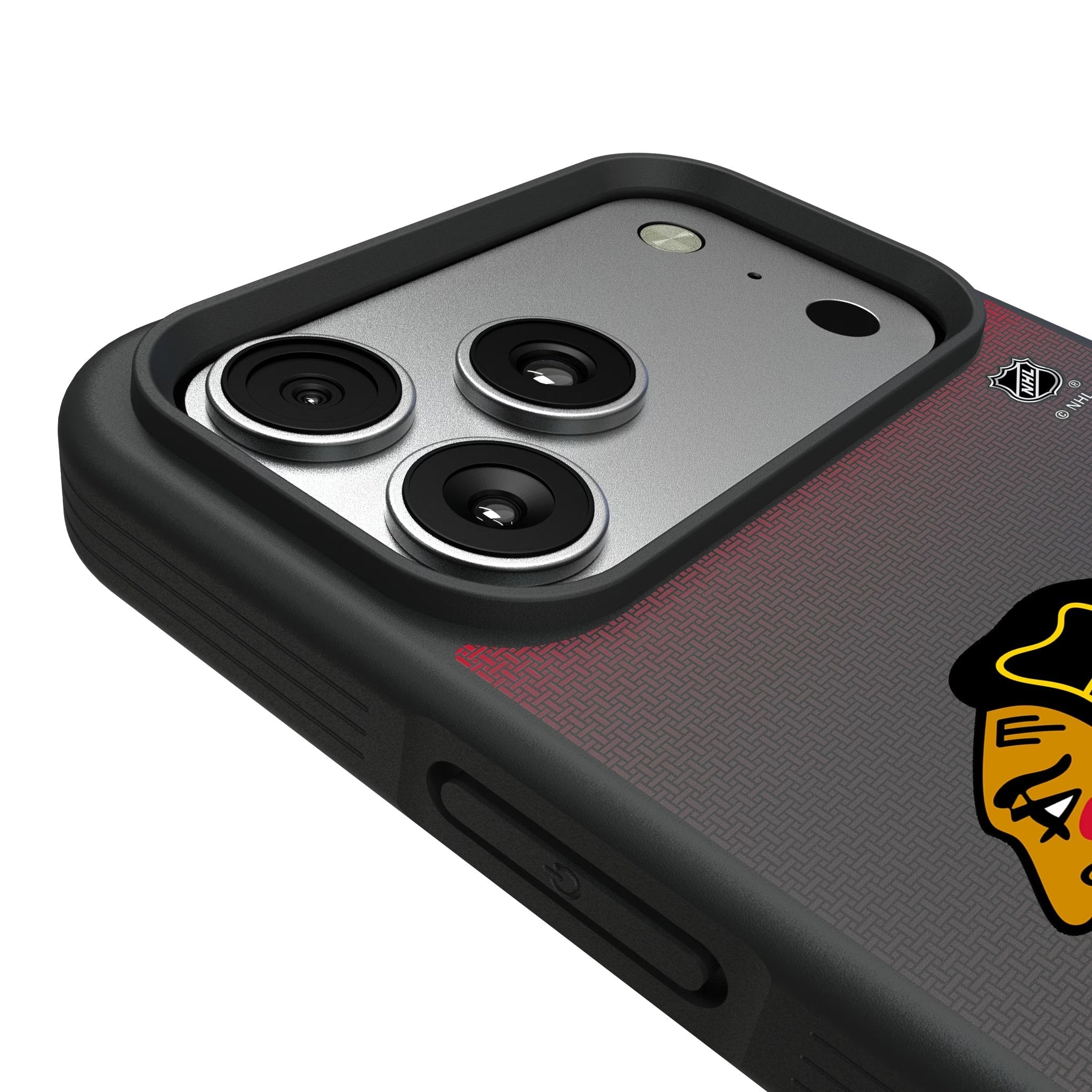 Chicago Blackhawks Linen Bump Phone Case for Apple iPhone 17 Series 6