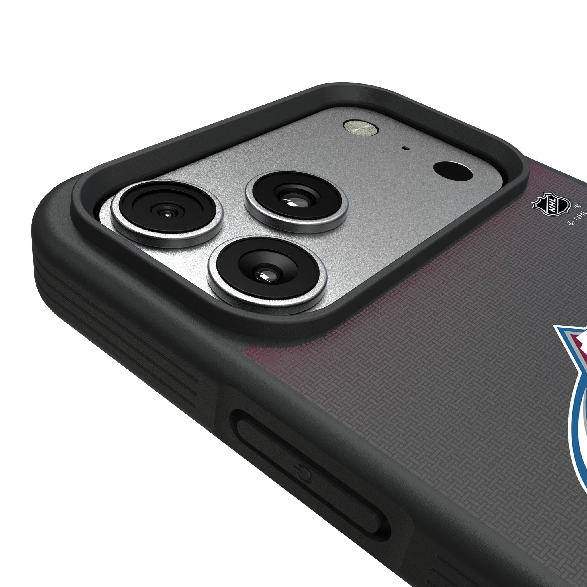 Colorado Avalanche Linen Bump Phone Case for Apple iPhone 17 Series 6