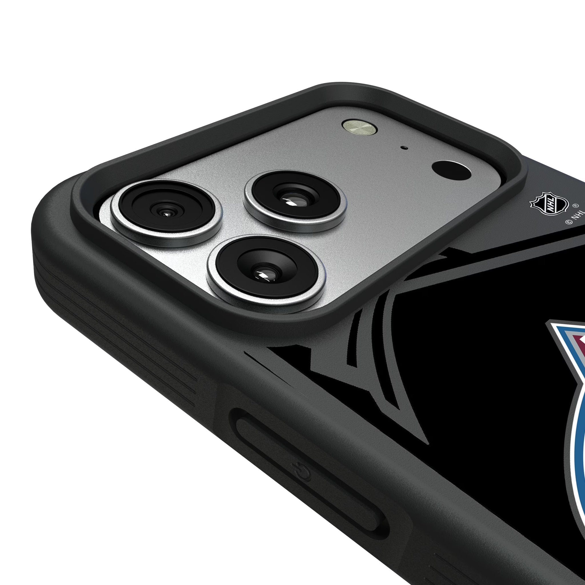 Colorado Avalanche Monocolor Tilt Bump Phone Case for Apple iPhone 17 Series 6