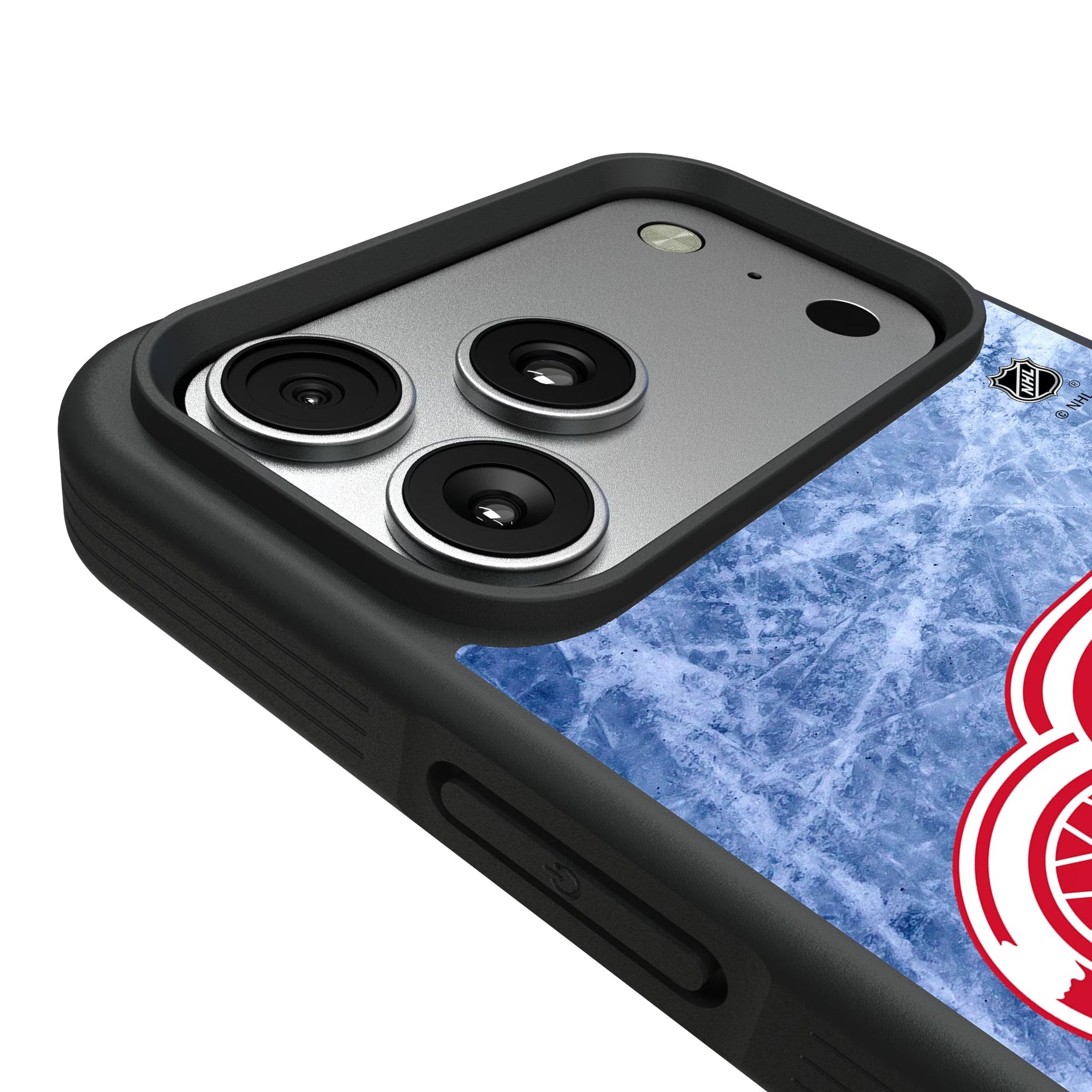 Detroit Red Wings Ice Wordmark Bump Phone Case for Apple iPhone 17 Series 6