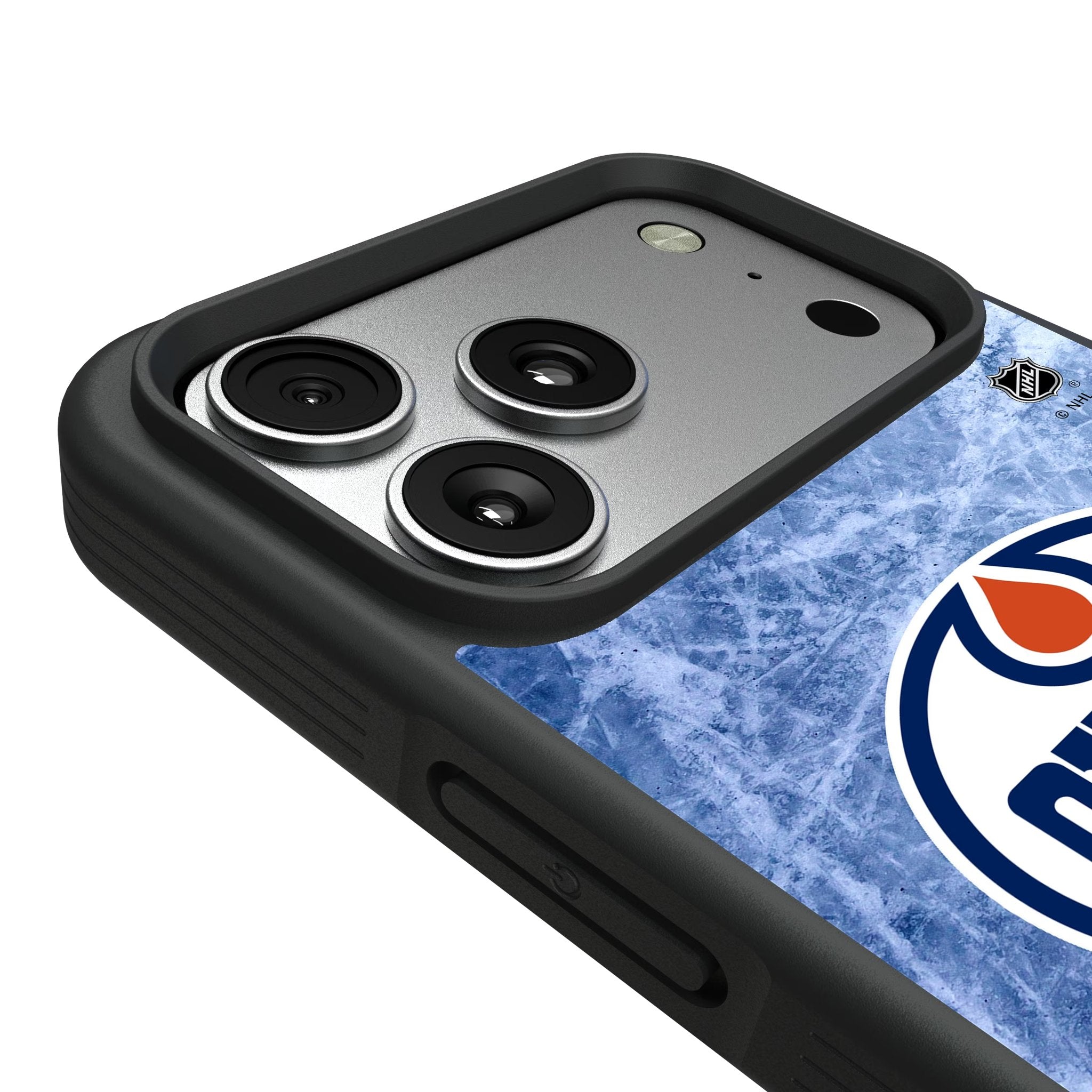 Edmonton Oilers Ice Wordmark Bump Phone Case for Apple iPhone 17 Series 6