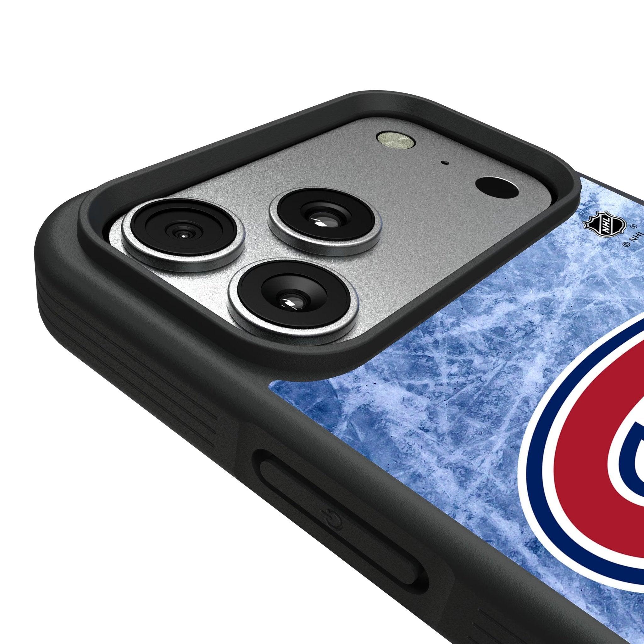 Montreal Canadiens Ice Wordmark Bump Phone Case for Apple iPhone 17 Series 6