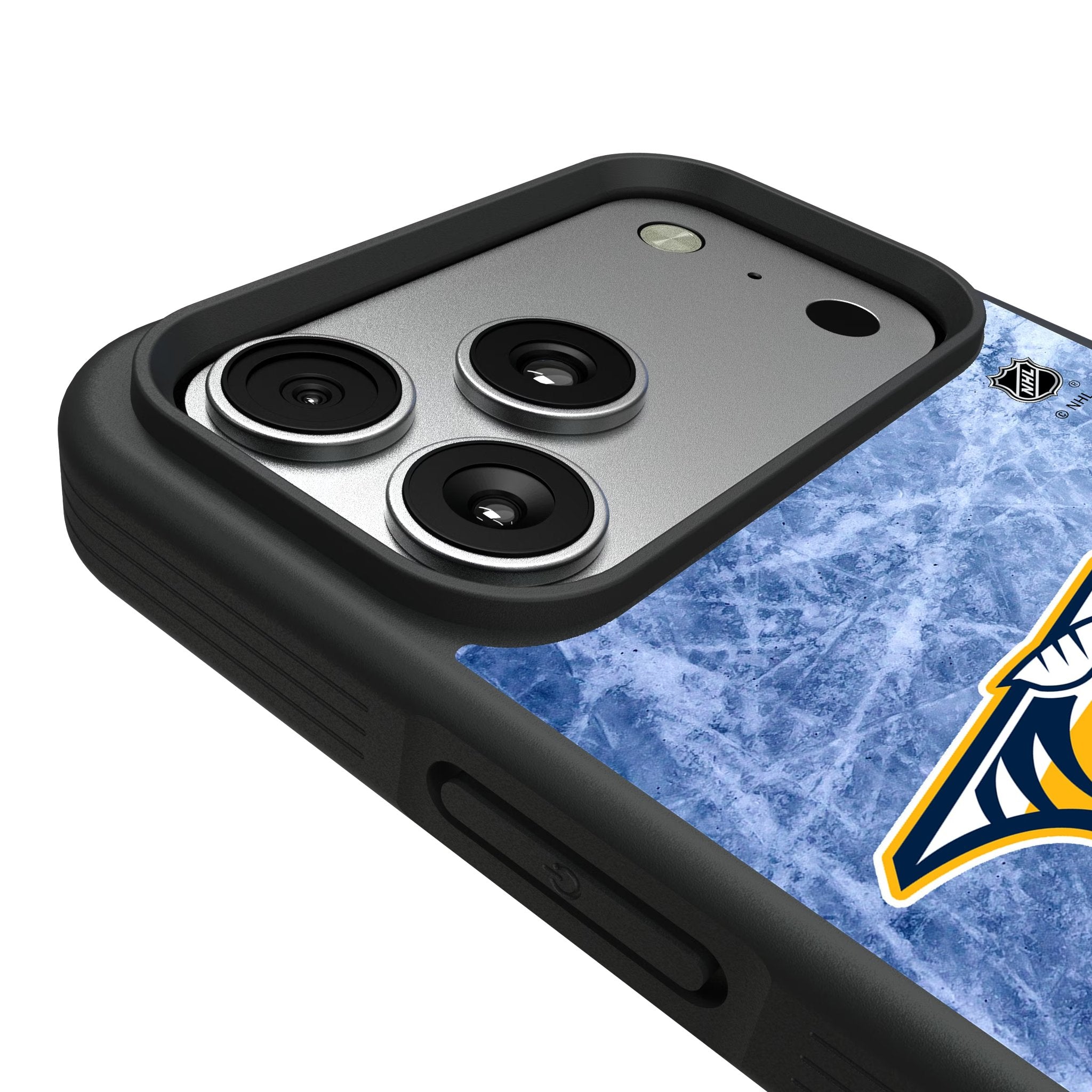 Nashville Predators Ice Wordmark Bump Phone Case for Apple iPhone 17 Series 6